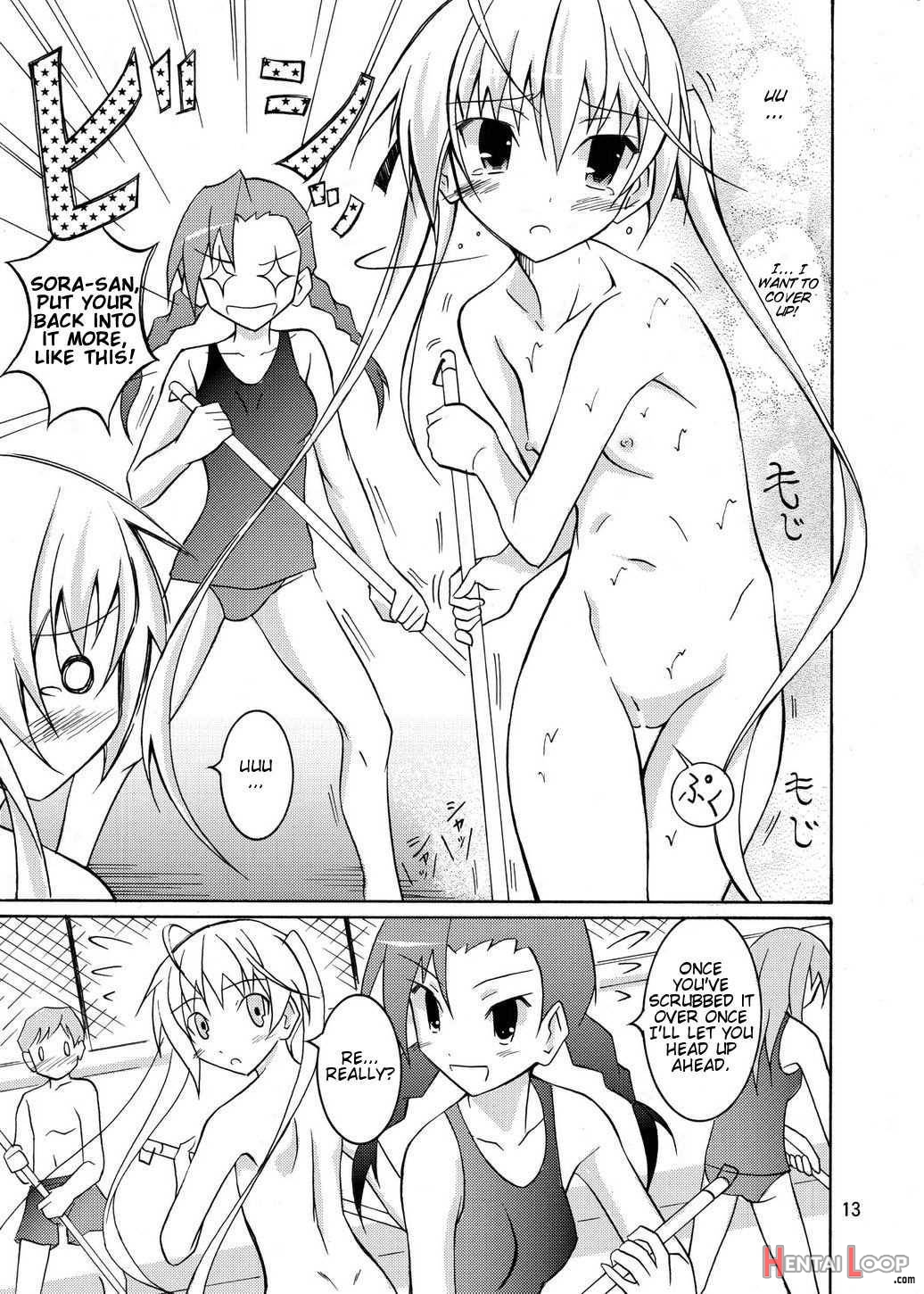 Sora To Tokeru Mizugi To Pool Souji page 12