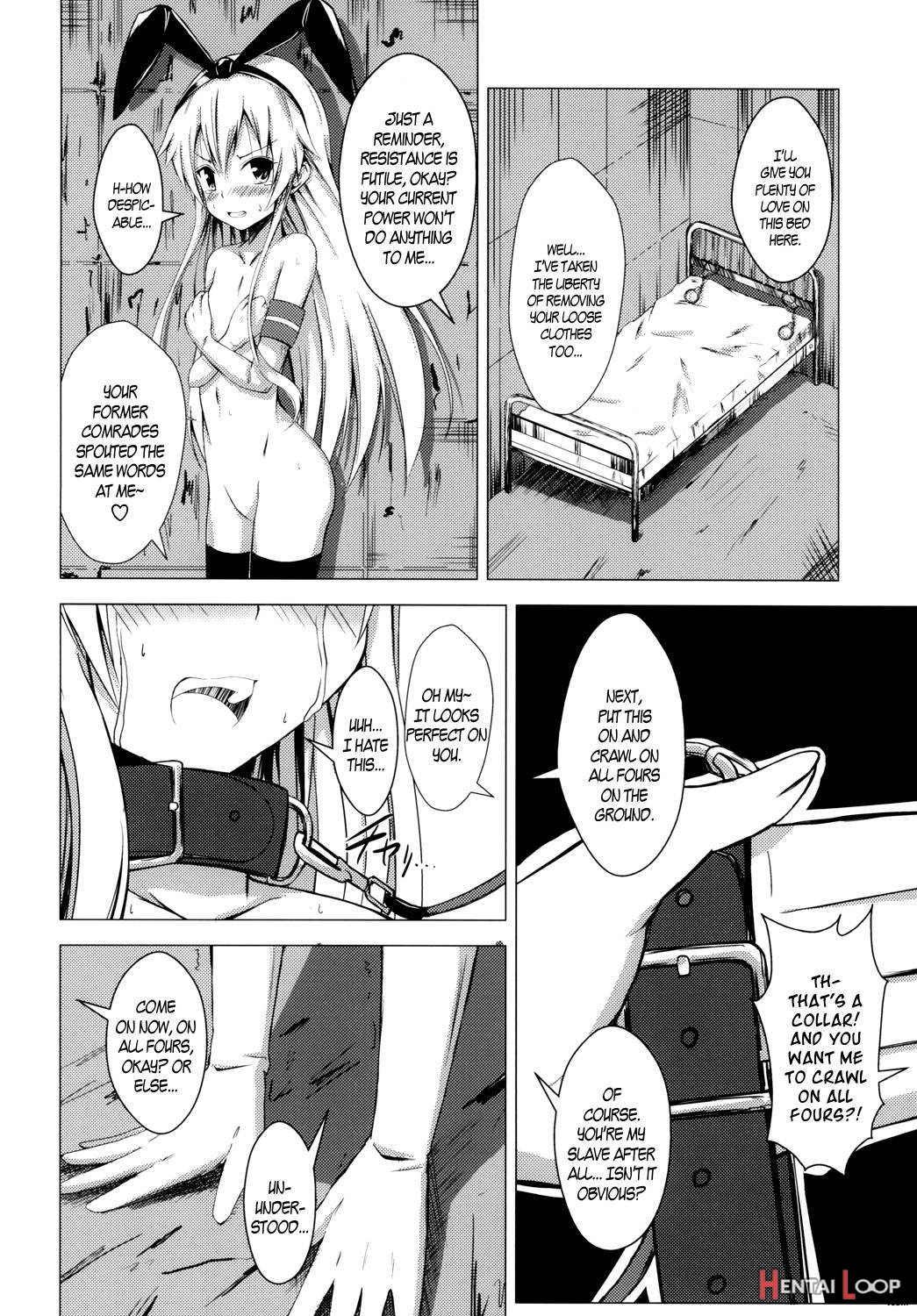 Standard Carrier Wo-class Shimakaze’s Yuri Slave Training 1 page 13