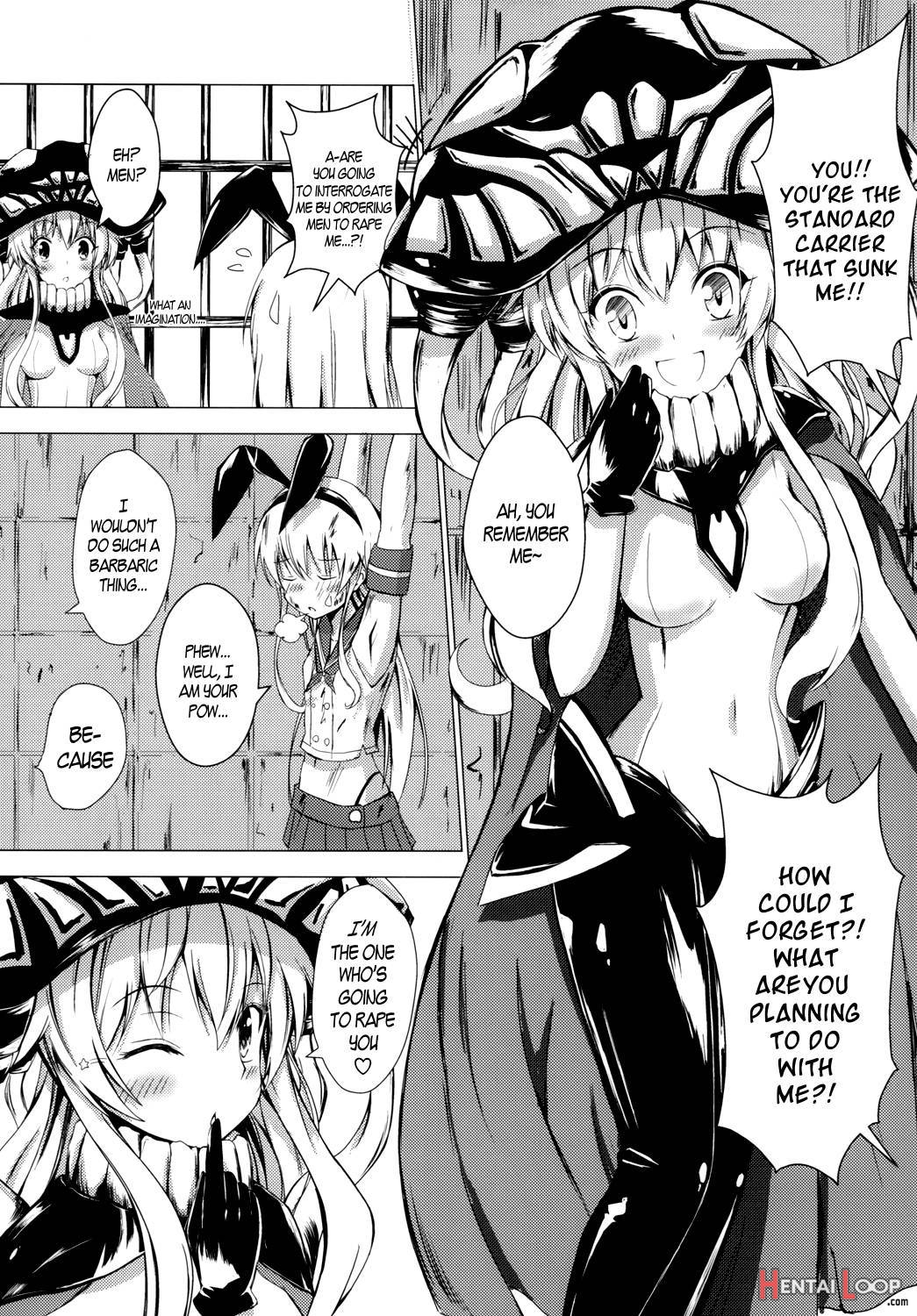 Standard Carrier Wo-class Shimakaze’s Yuri Slave Training 1 page 6