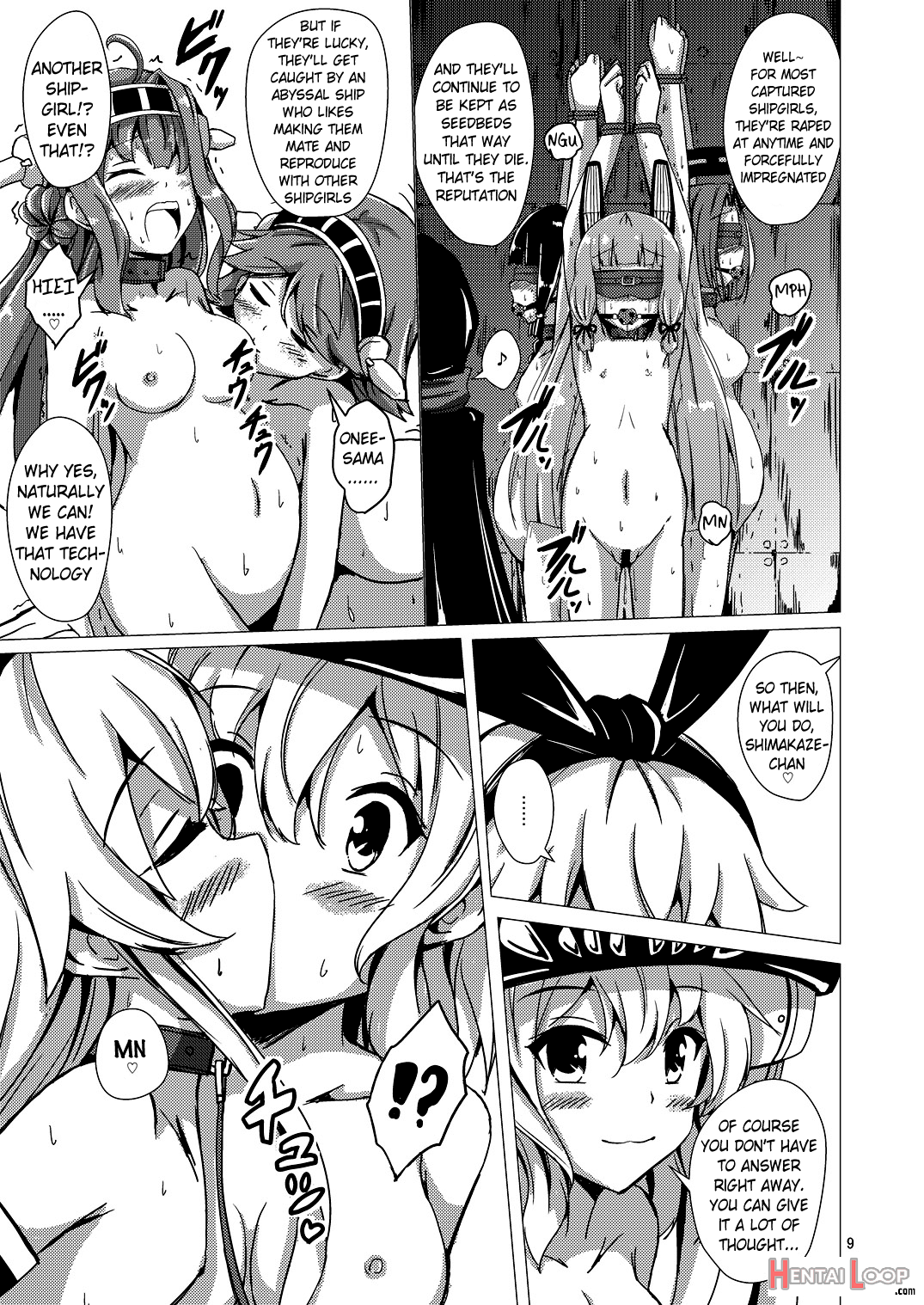 Standard Carrier Wo-class Shimakaze's Yuri Slave Training ~final Chapter~ page 10