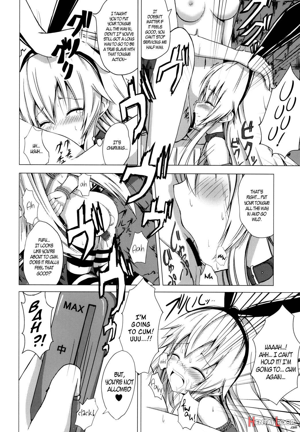 Standard Carrier Wo-class Shimakaze’s Yuri Slave Training ~pleasure Training~ page 11