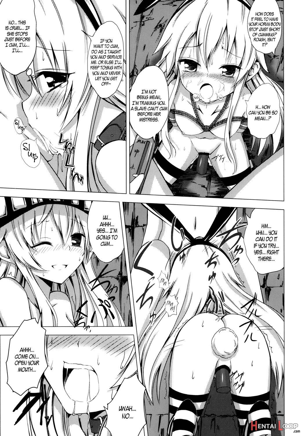 Standard Carrier Wo-class Shimakaze’s Yuri Slave Training ~pleasure Training~ page 12