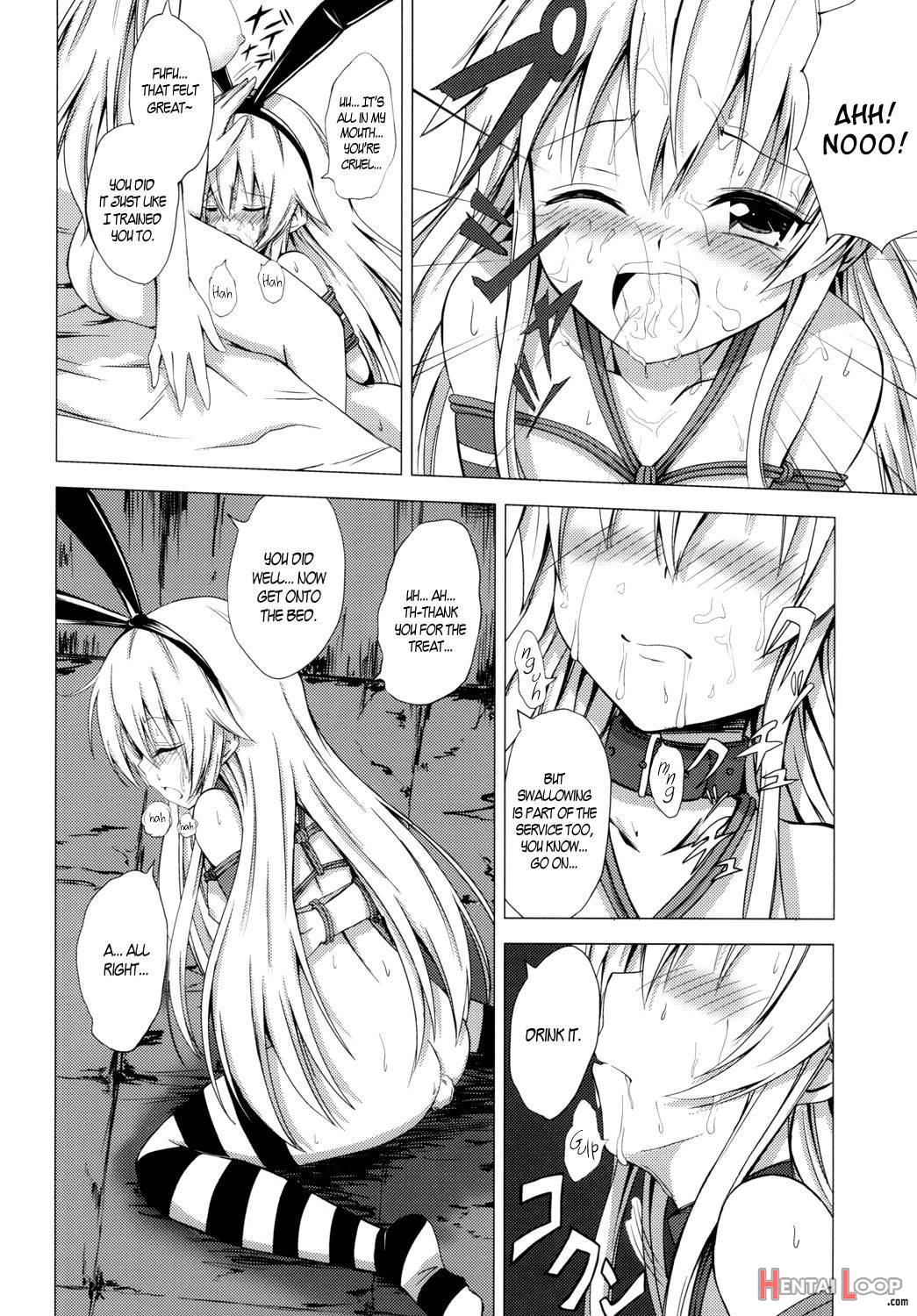 Standard Carrier Wo-class Shimakaze’s Yuri Slave Training ~pleasure Training~ page 13