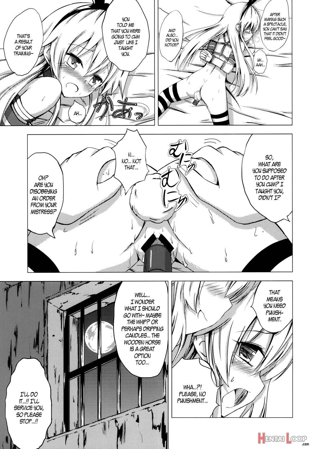 Standard Carrier Wo-class Shimakaze’s Yuri Slave Training ~pleasure Training~ page 8