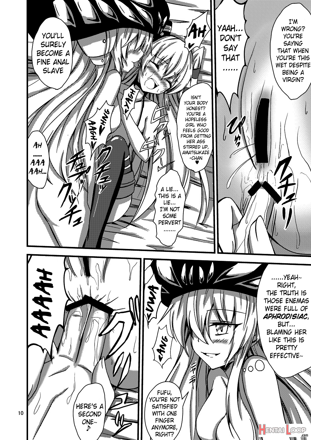 Standard Carrier Wo-class's Amatsukaze Yuri Slave Training ~ass Slave Agreement~ page 11