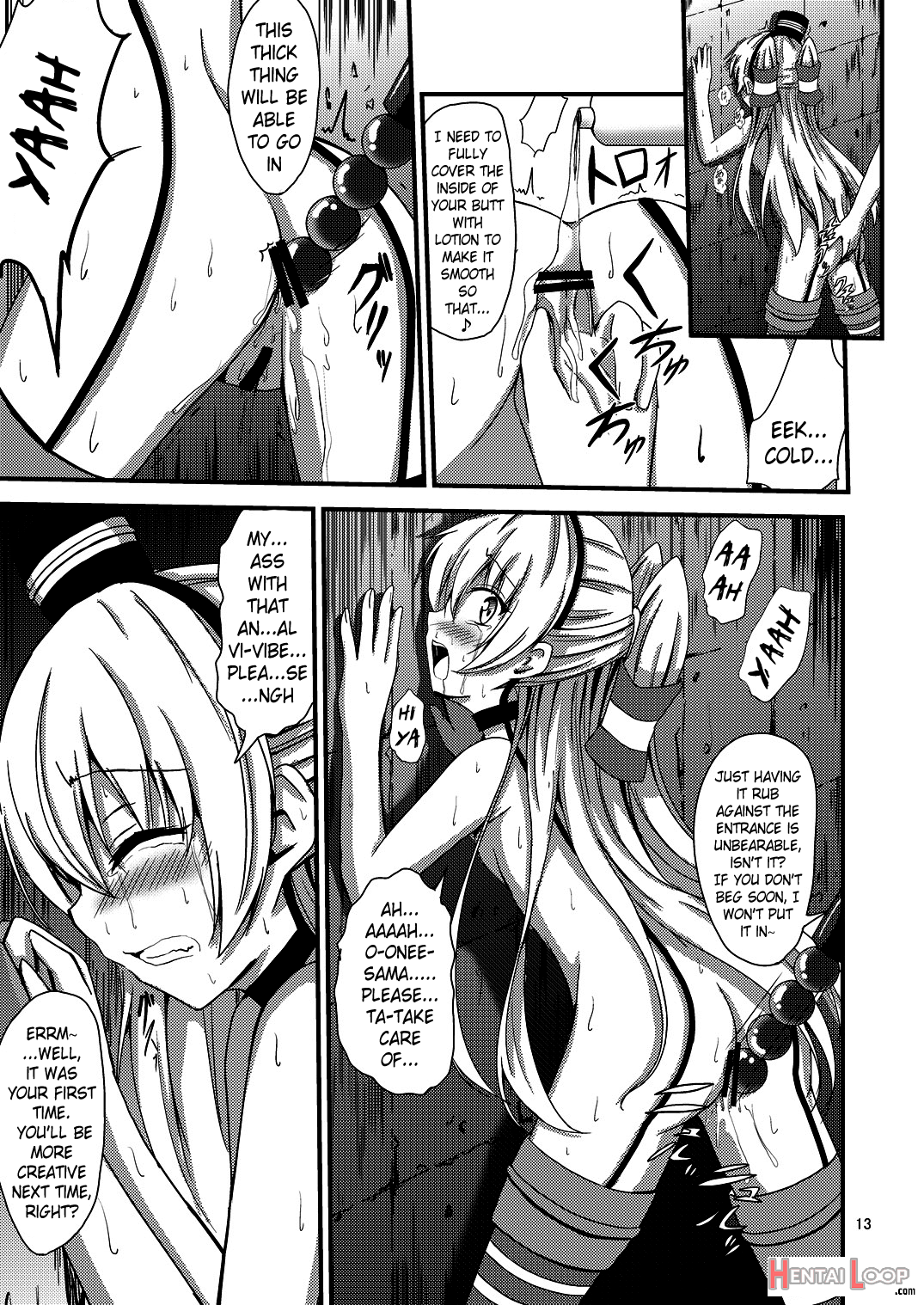 Standard Carrier Wo-class's Amatsukaze Yuri Slave Training ~ass Slave Agreement~ page 14