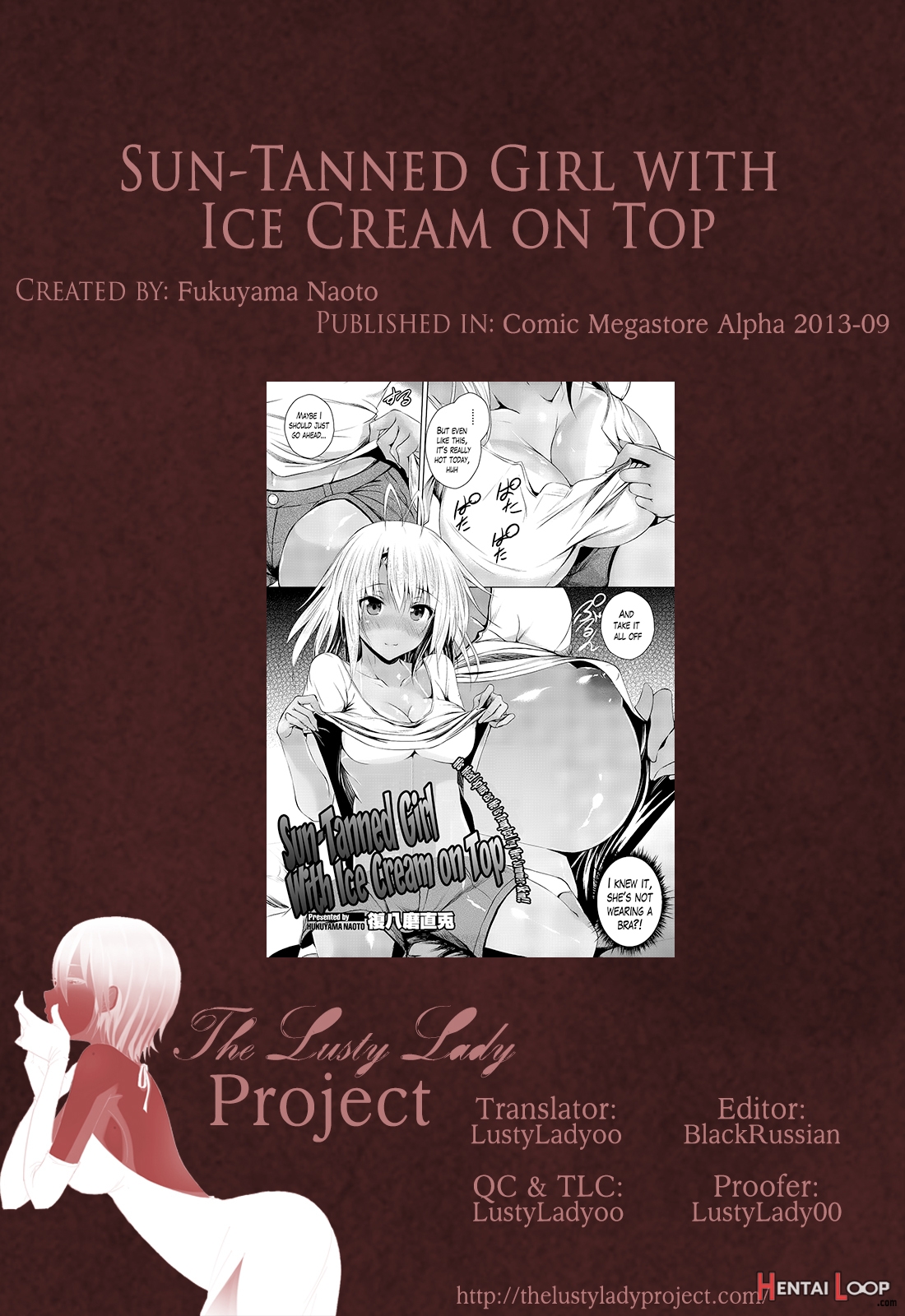 Sun-tanned Girl With Ice Cream On Top page 17