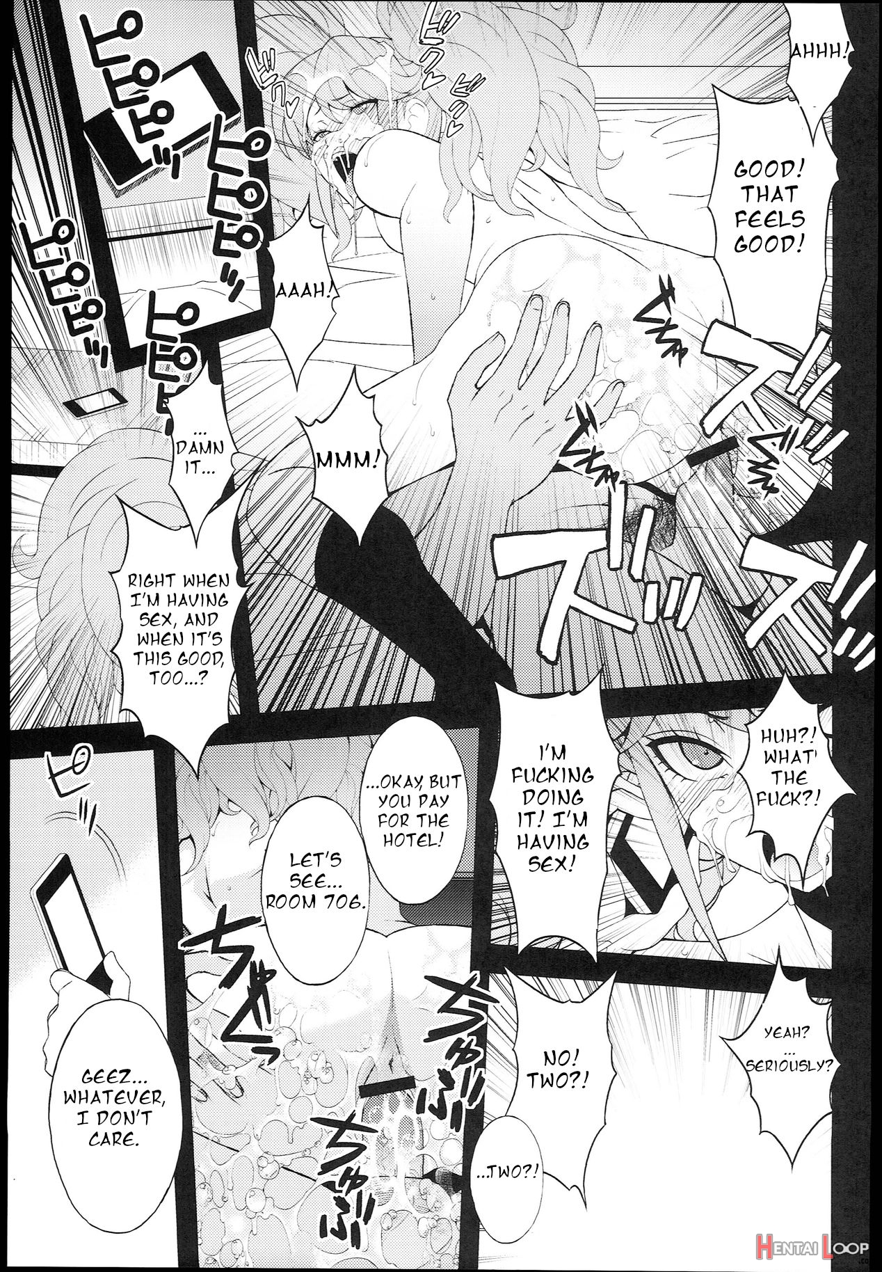 Super High School Level Penis Addiction Enoshima Junko page 8