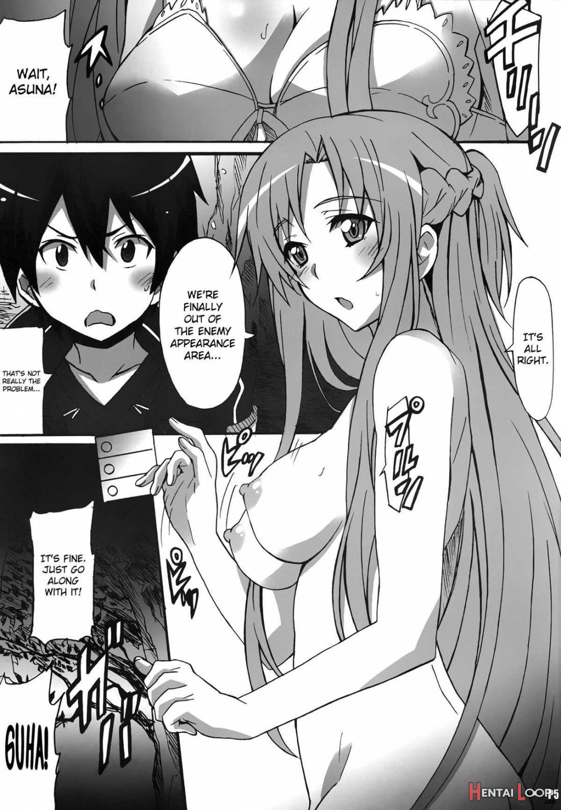 Sword Art Online Hollow Sensual page 4