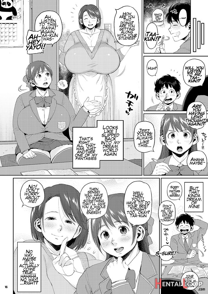 Taa-kun's Fantasising About Me And Mama!? page 15