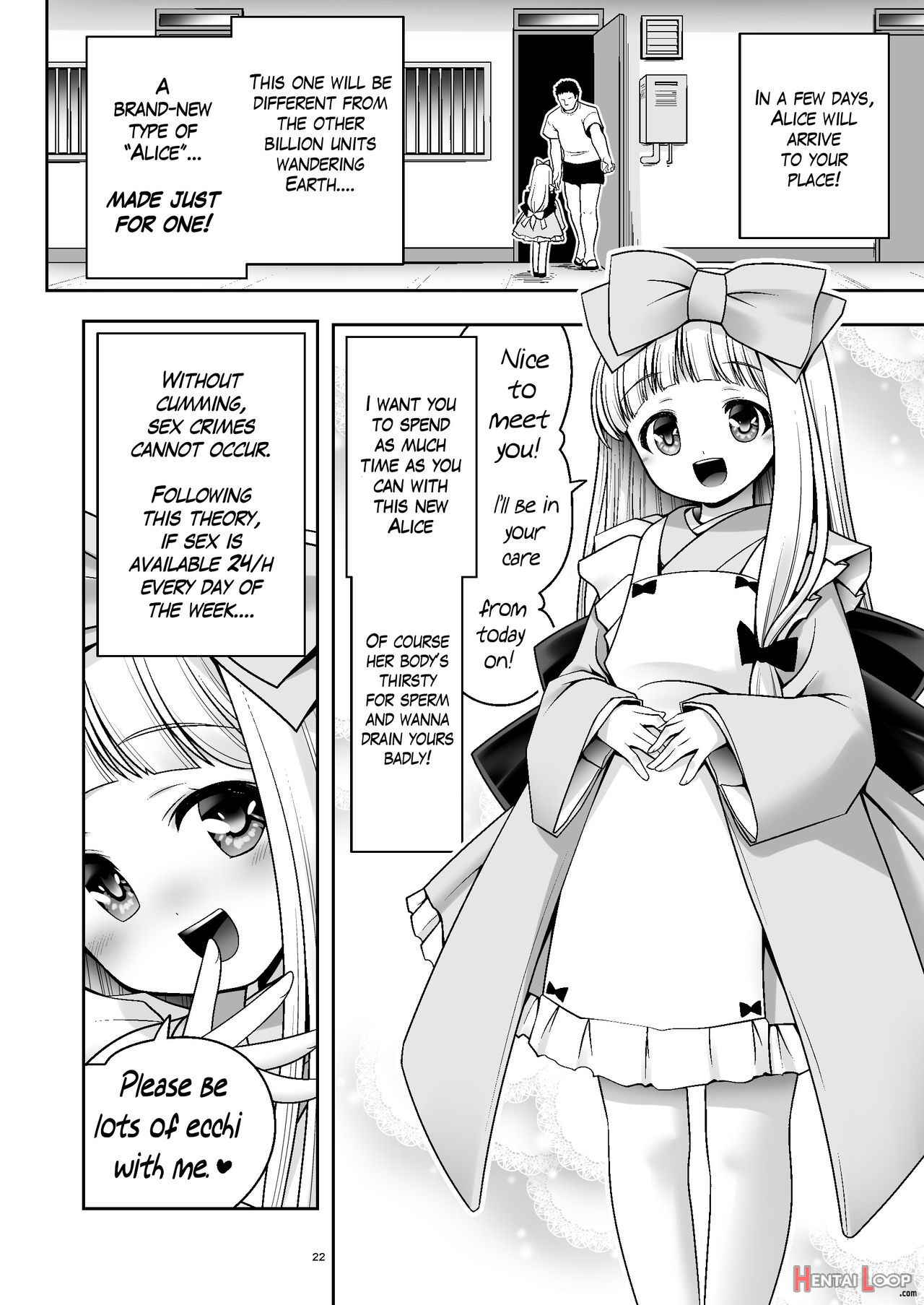 Tai Chikyuujin Seiyoku Seigyo You Jinzouningen Arisu page 22