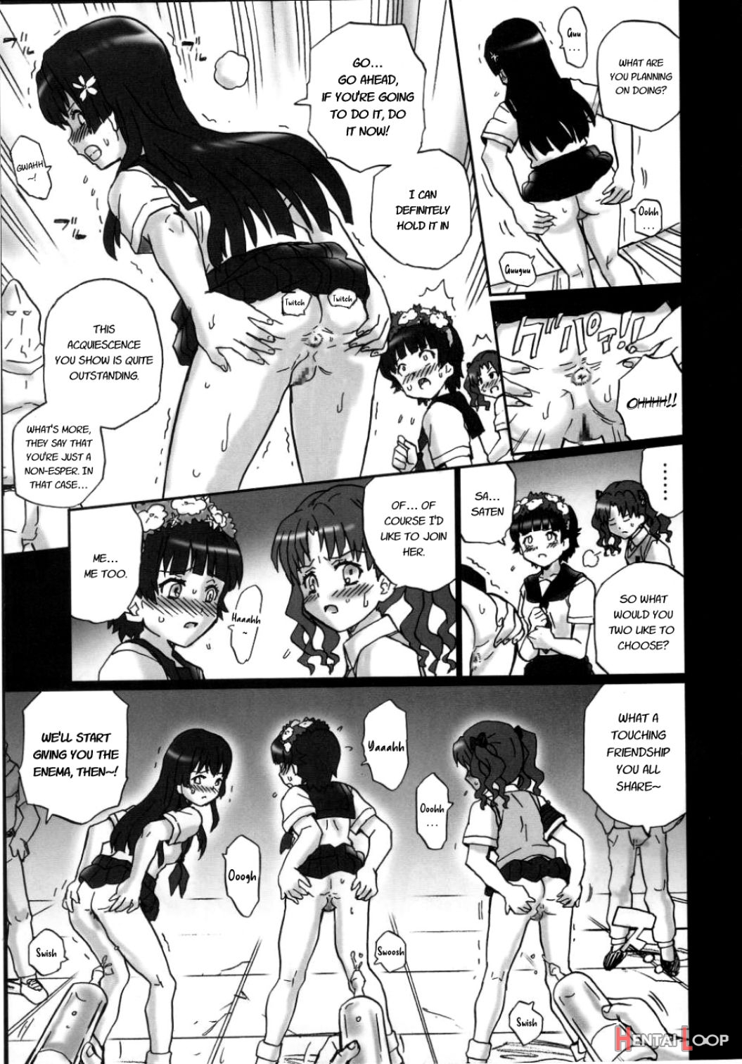 Tail-man Railgun 4girls Book page 10