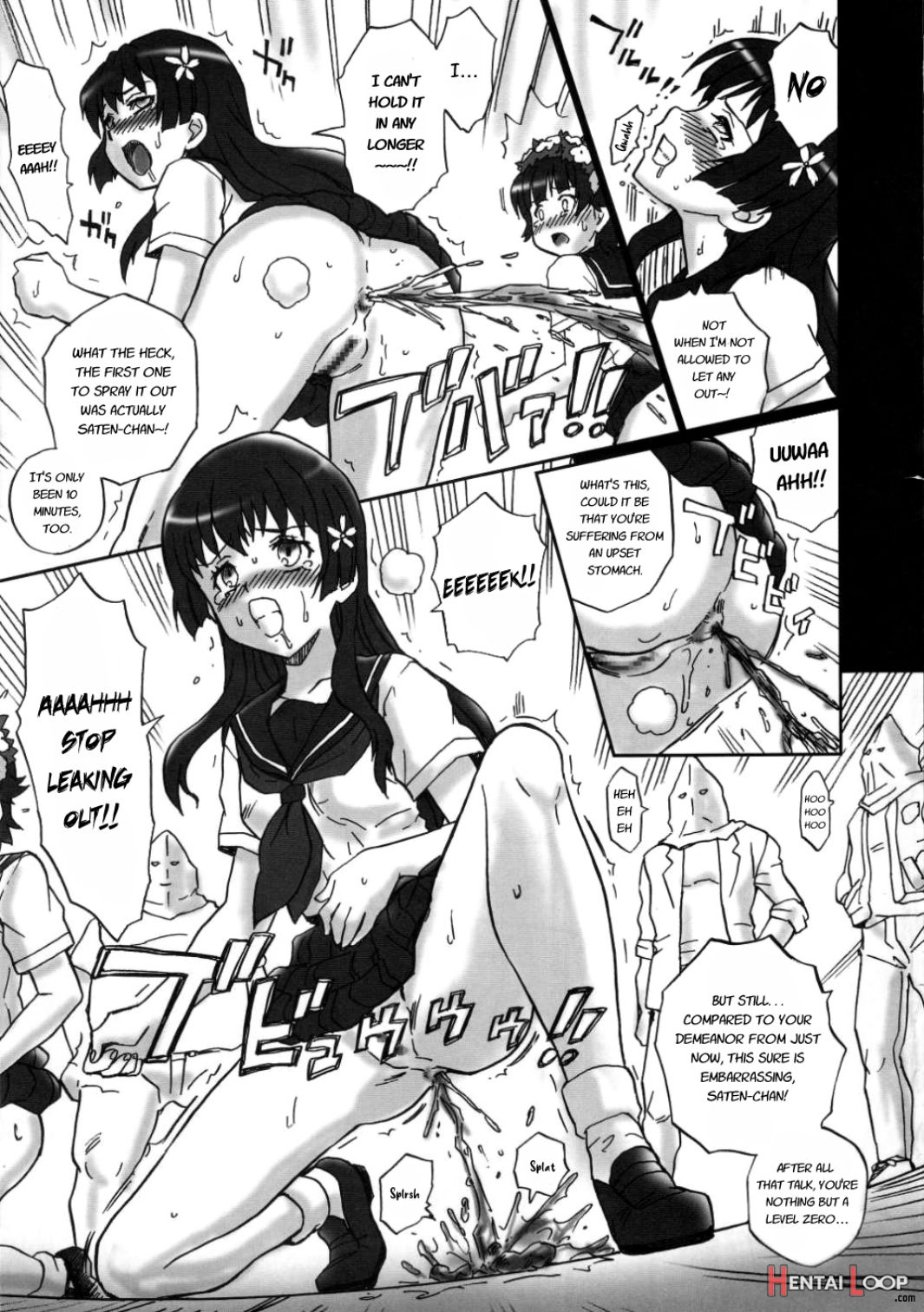 Tail-man Railgun 4girls Book page 12