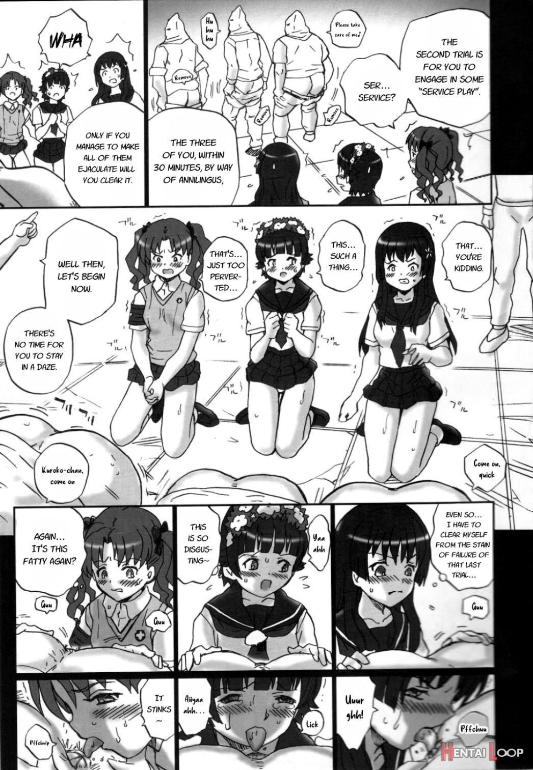 Tail-man Railgun 4girls Book page 16