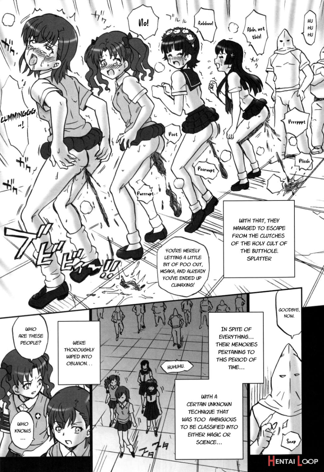 Tail-man Railgun 4girls Book page 30