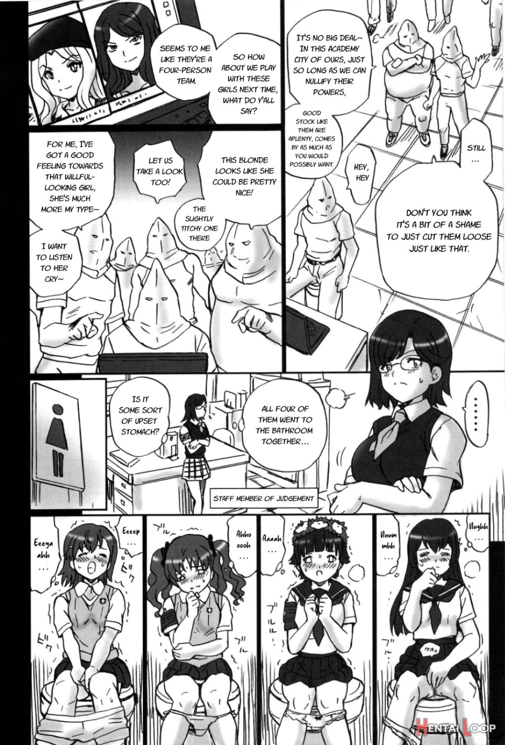 Tail-man Railgun 4girls Book page 31