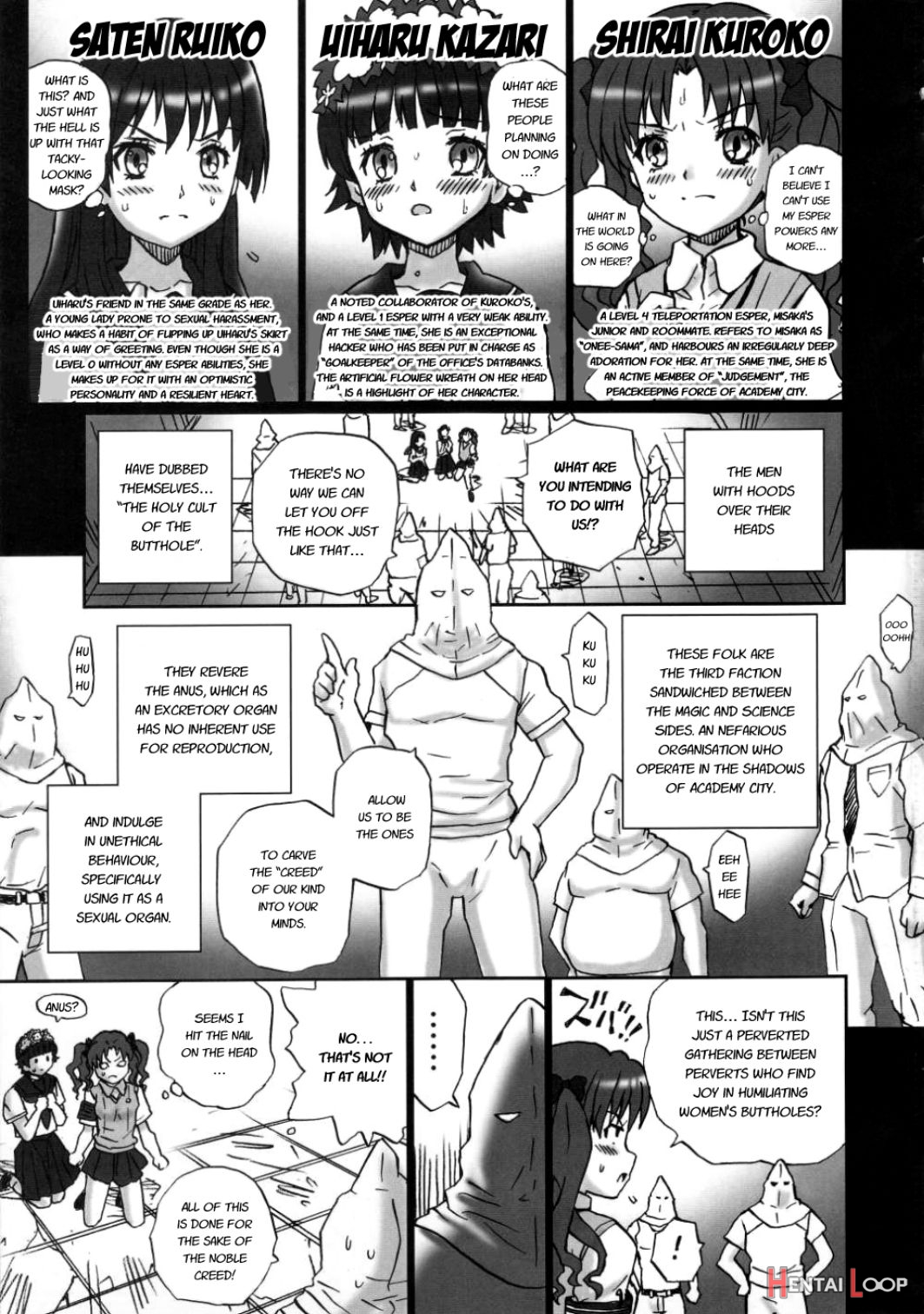 Tail-man Railgun 4girls Book page 4