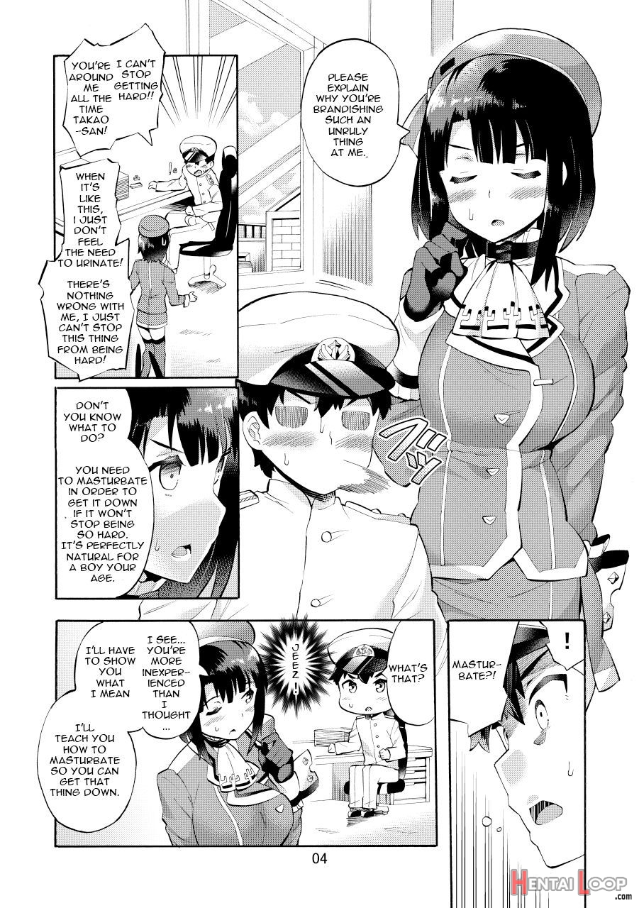 Takao-san To Asoko No Okkina Shounen Teitoku page 5