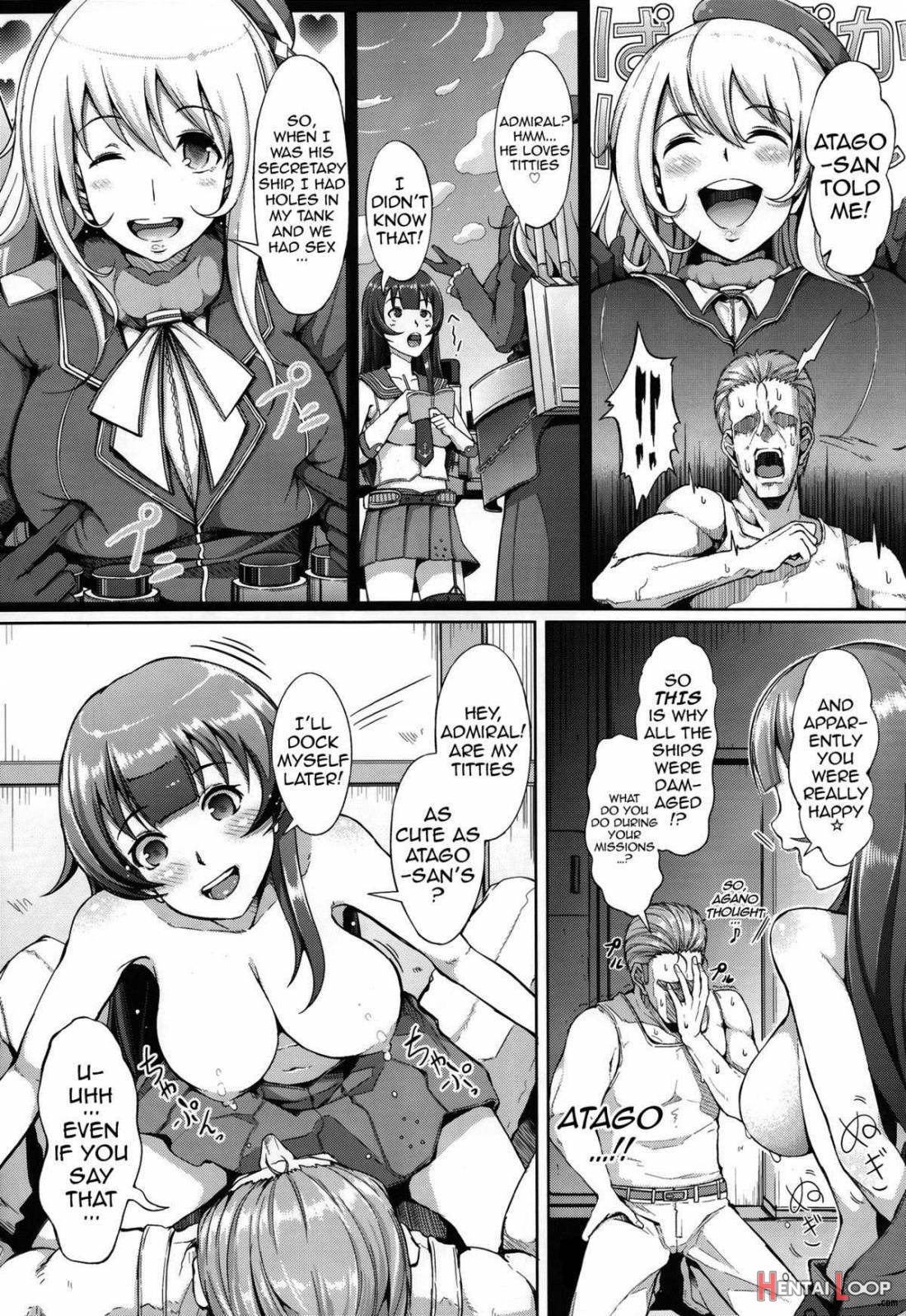 Teitoku-san ♪ Tank Ni Ana Ga Aichatta♡ page 11