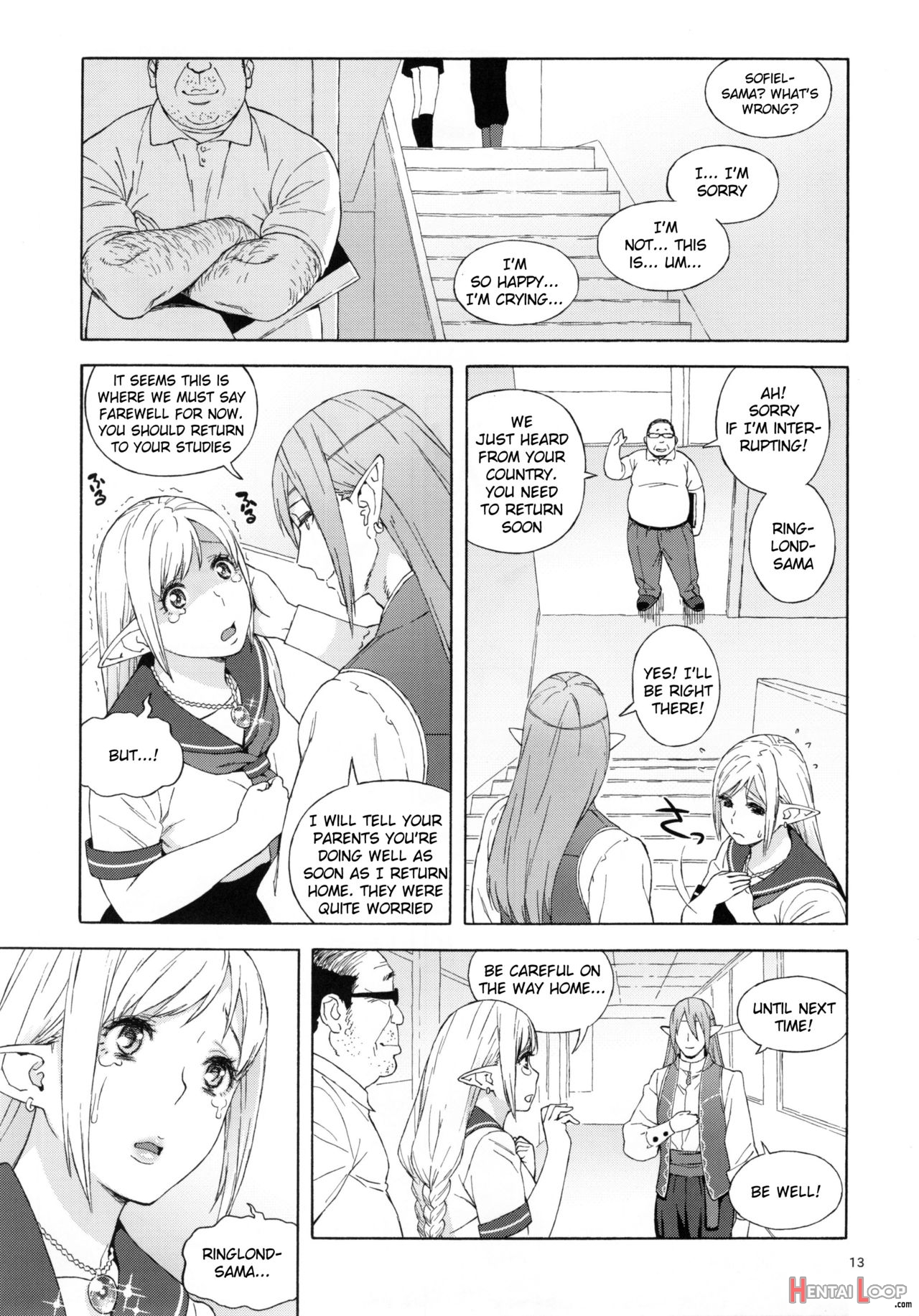 Tenkousei Jk Elf 2 -kegasareta Konyaku No Akashi- page 13