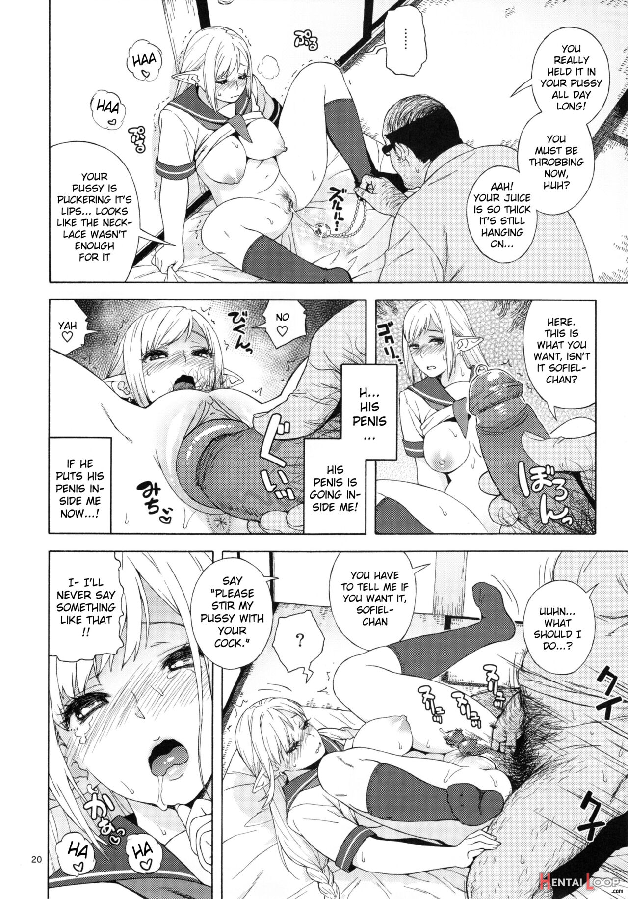 Tenkousei Jk Elf 2 -kegasareta Konyaku No Akashi- page 20