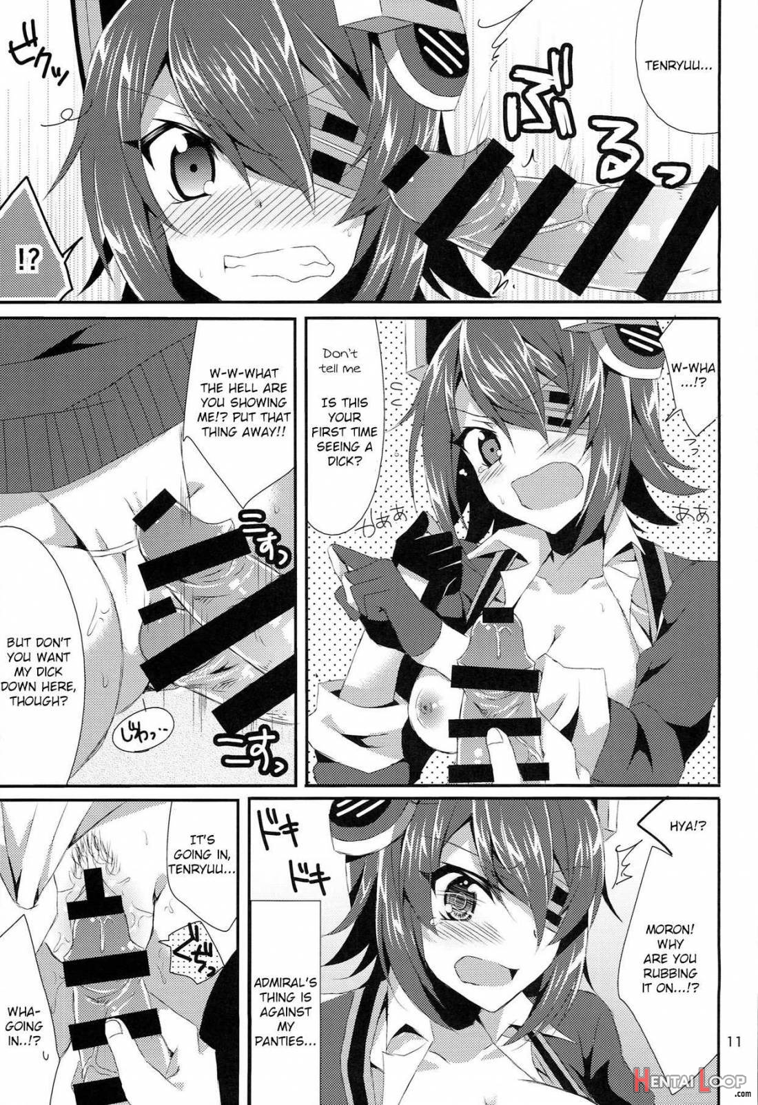 Tenryuu Ga Kawai Sugite Teitoku Wa Gaman No Genkai page 8