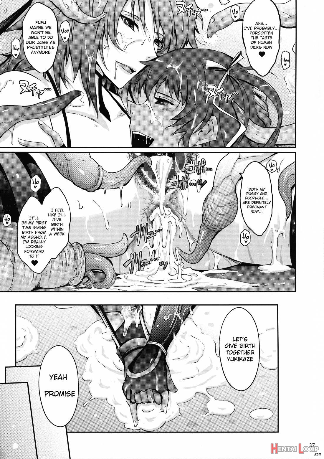 Tentacles Reisou Taimanin Yukikaze No Koukotsu page 35