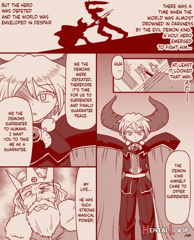 The Demon King And The Holy Pristess page 1