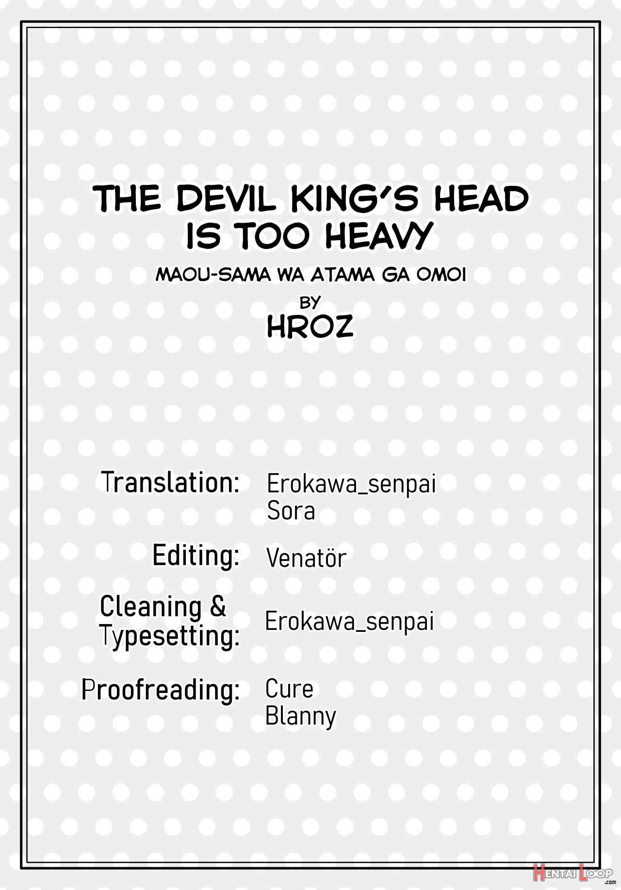 The Devil King's Headis Too Heavy page 14