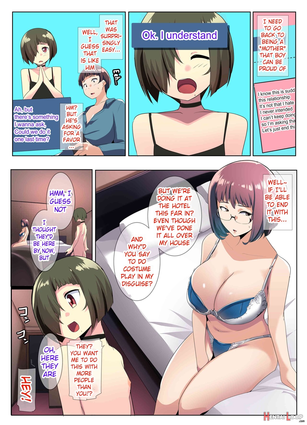 The Glasses-wearing Wife's Friend page 50