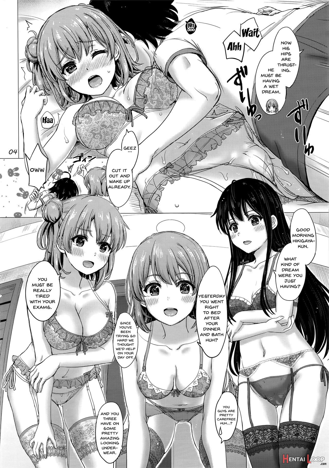 The Lewd Girls From The Service Club page 4