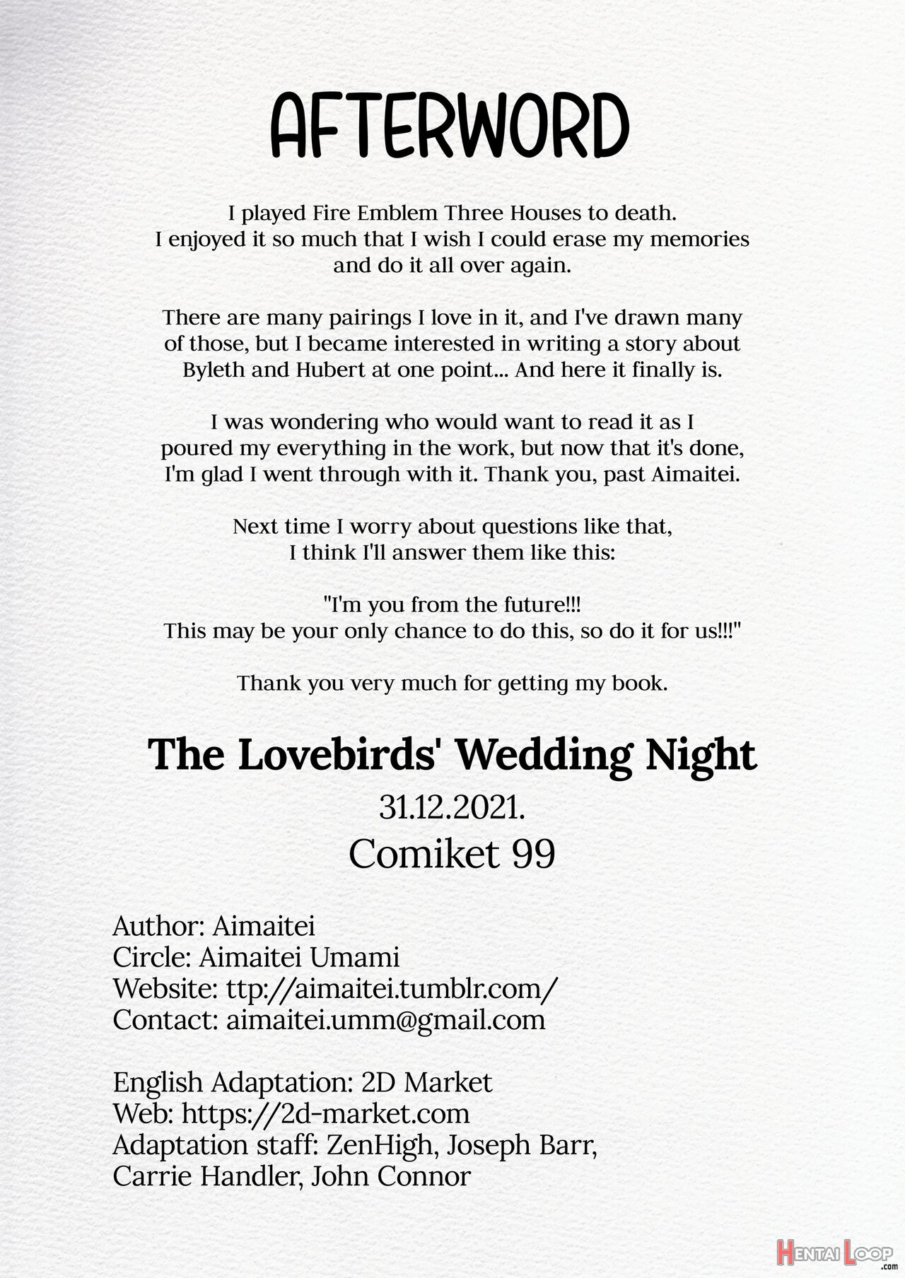 The Lovebirds' Wedding Night page 24