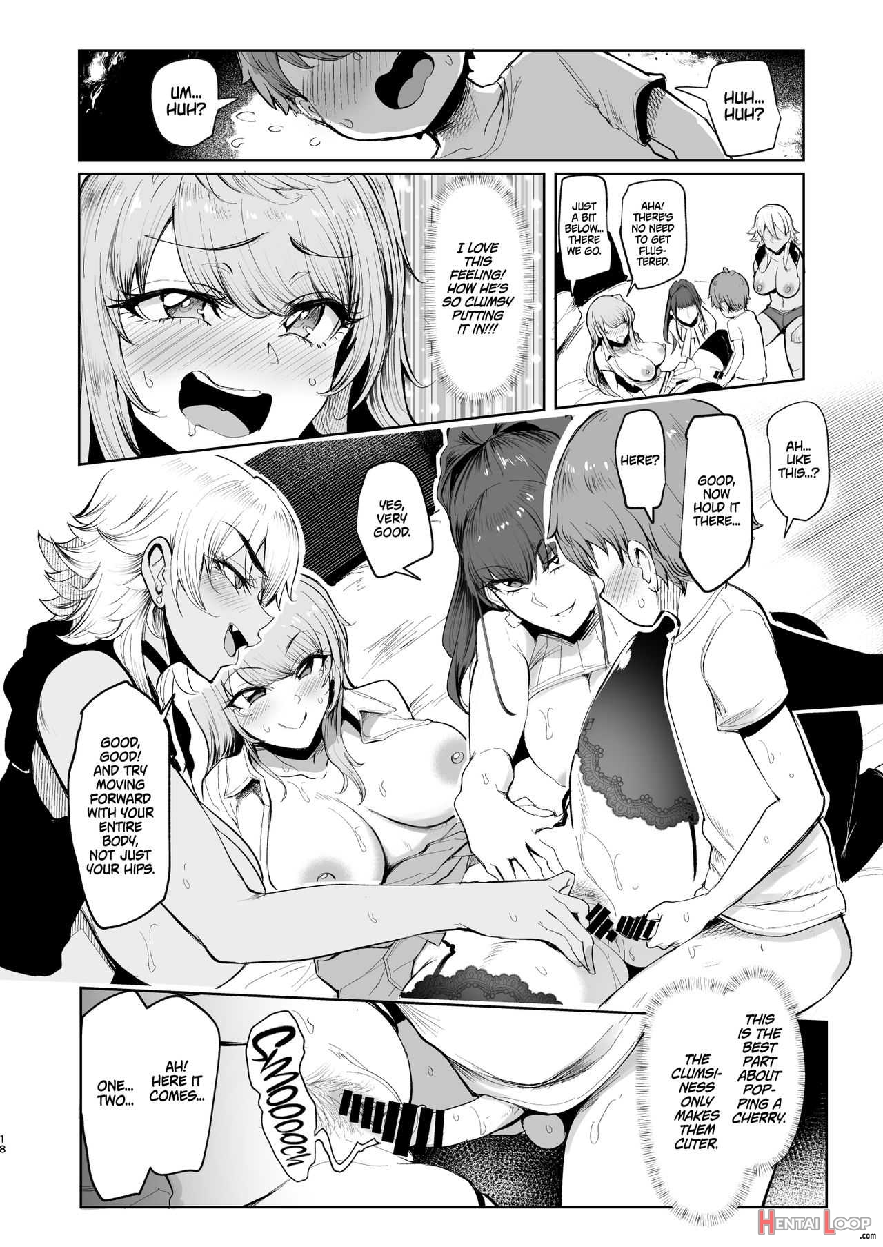 The Place I Stayed Over At Belonged To Perverted Gyaru Onee-chans page 17