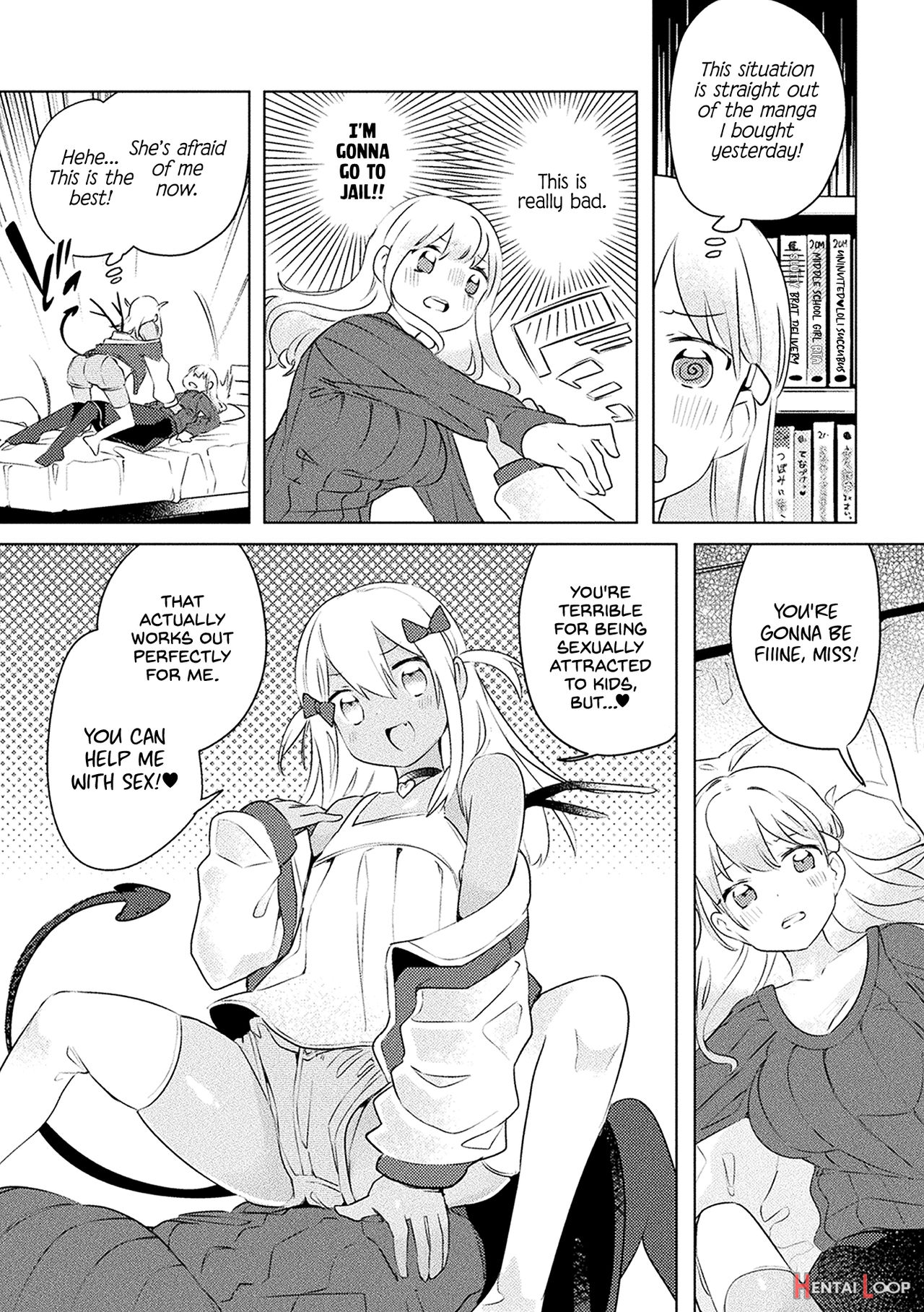 This Succubus Won't Lose To A Lolicon! page 6