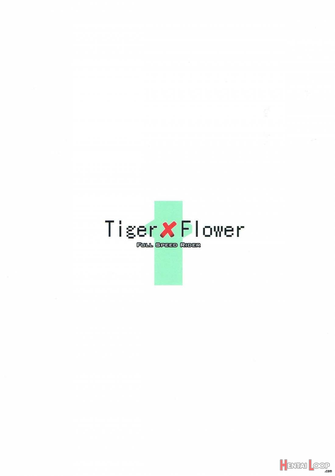 Tiger X Flower page 21