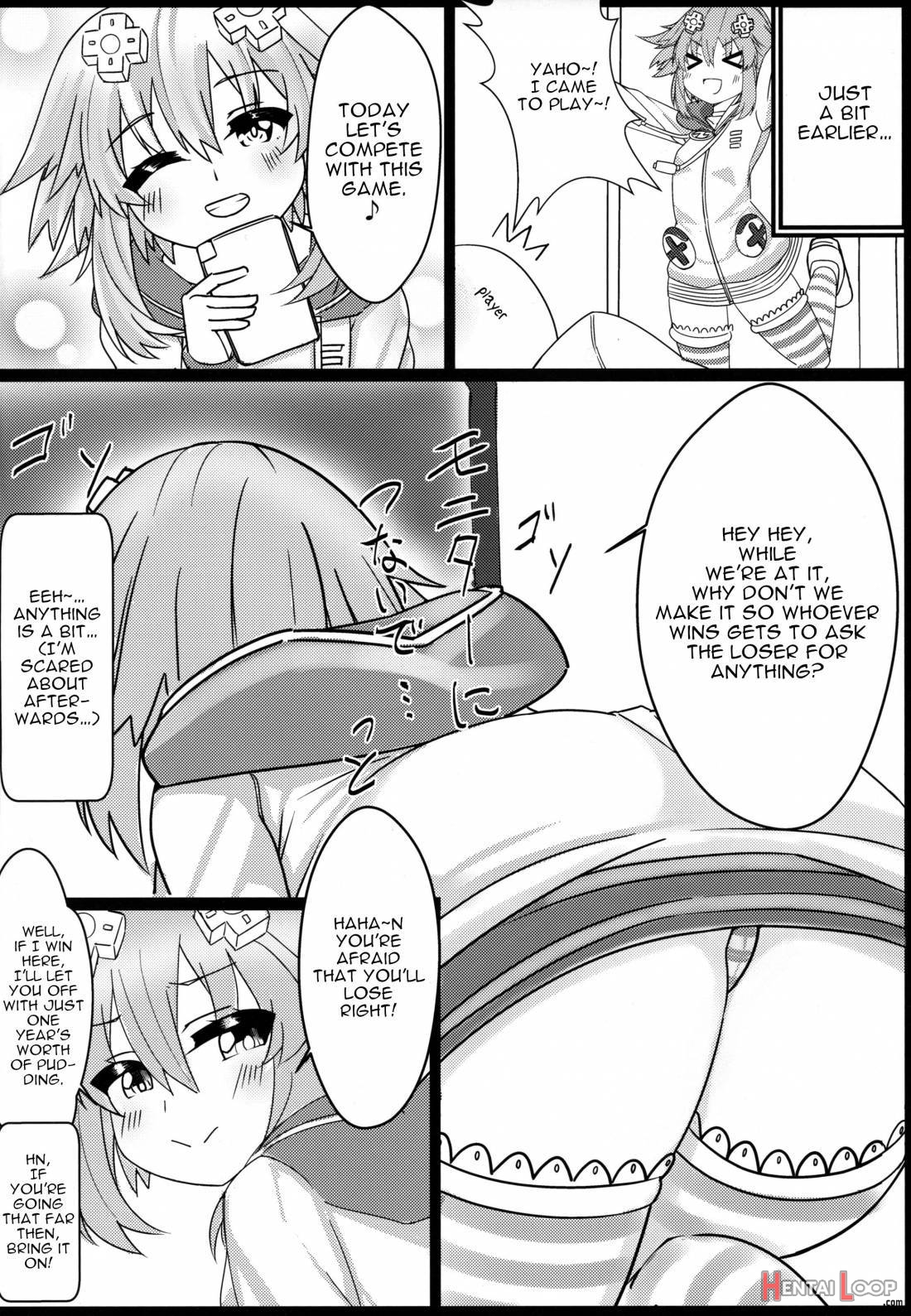 Tomodachi Ijou Koibito Miman Na Neptune To Ecchi Shichau Hon page 3