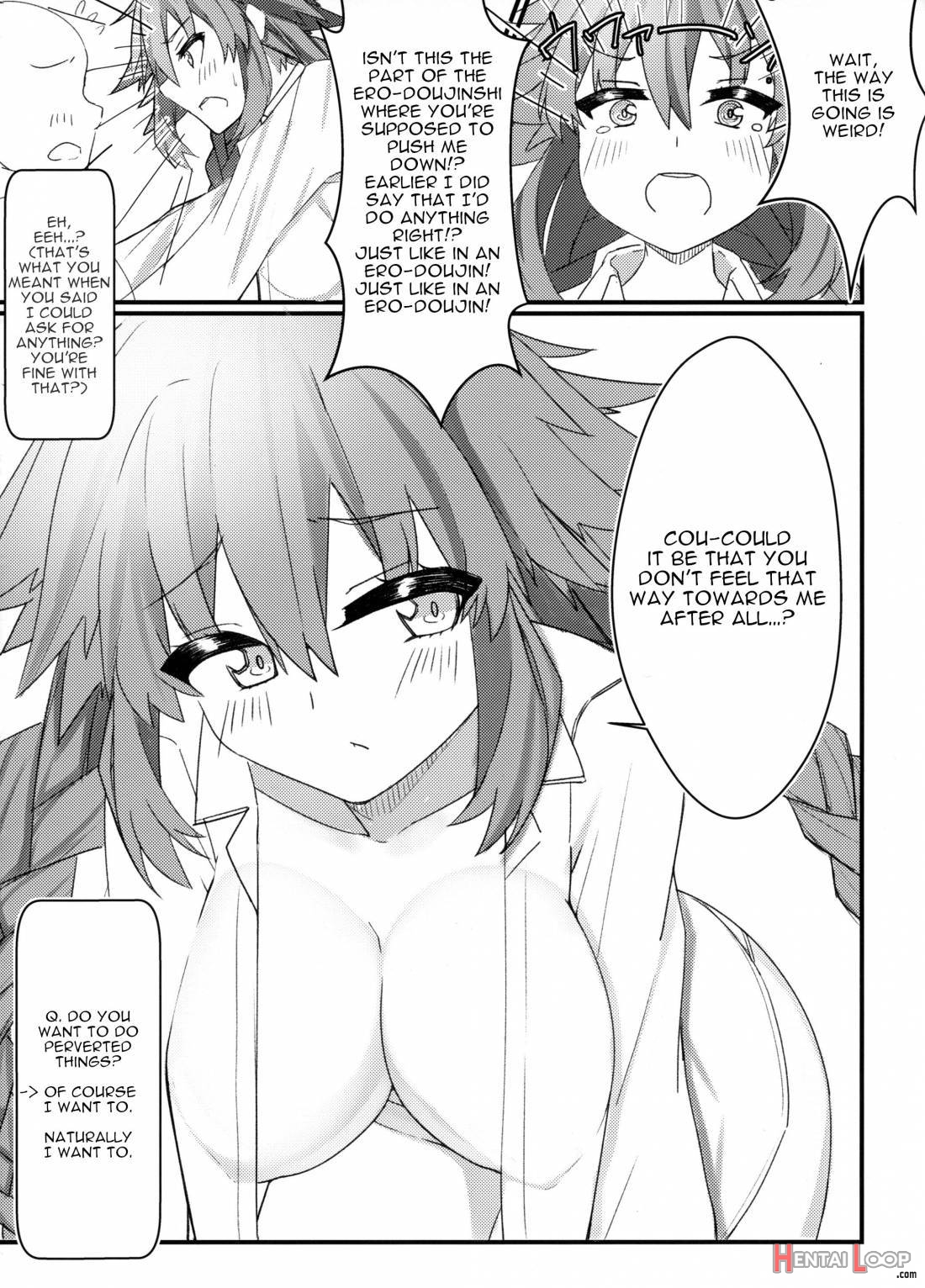 Tomodachi Ijou Koibito Miman Na Neptune To Ecchi Shichau Hon page 8