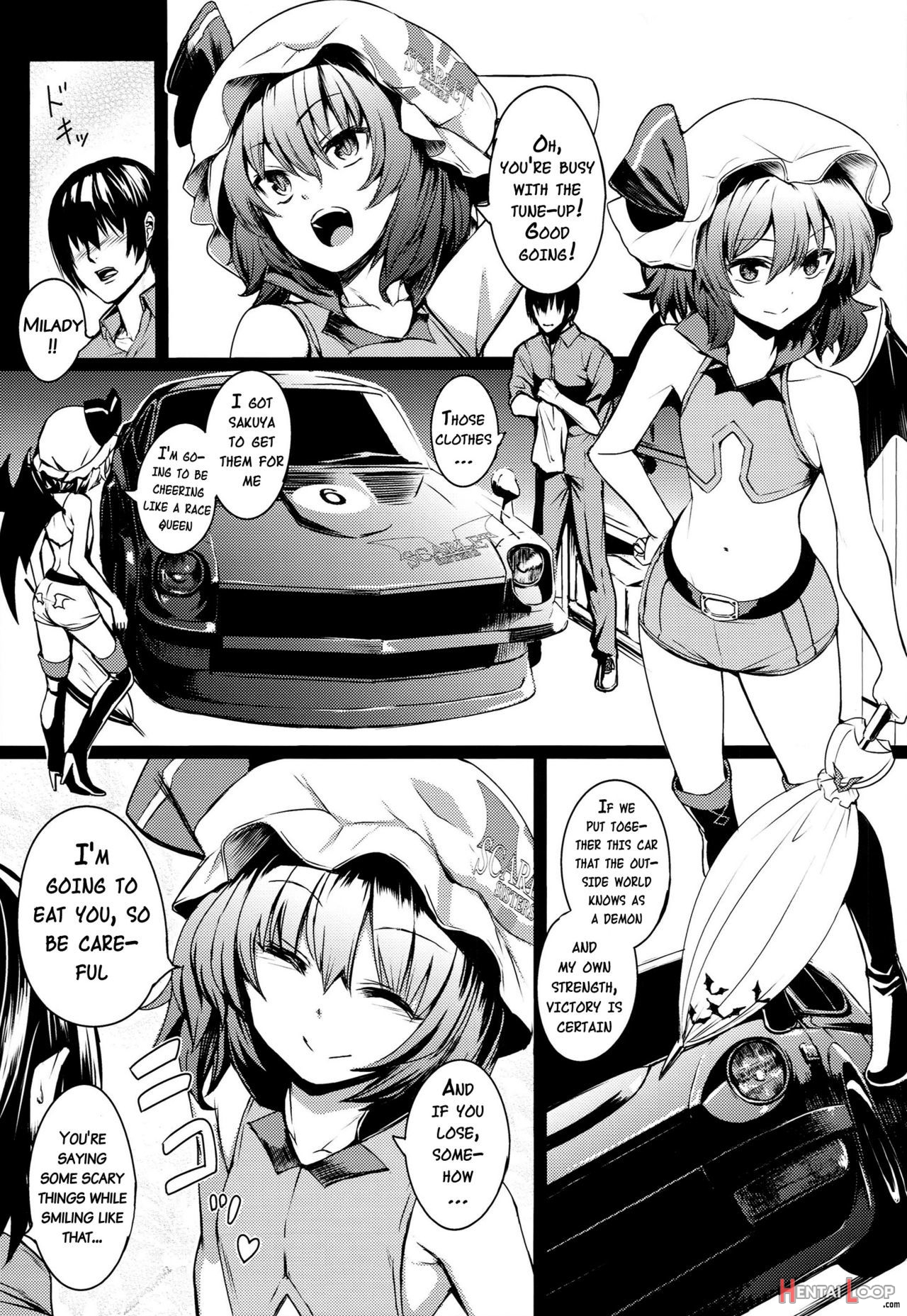Touhou Race Queens Collabo Club page 4
