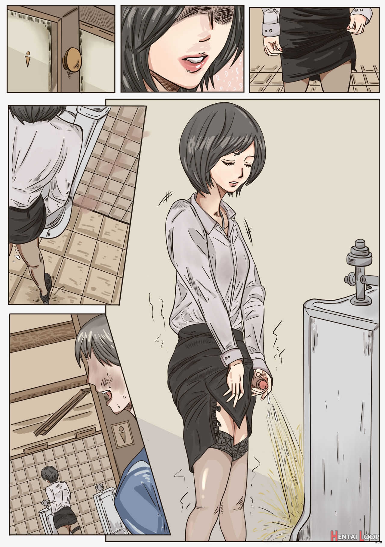 Trap Teacher In Toilet, Extend page 3