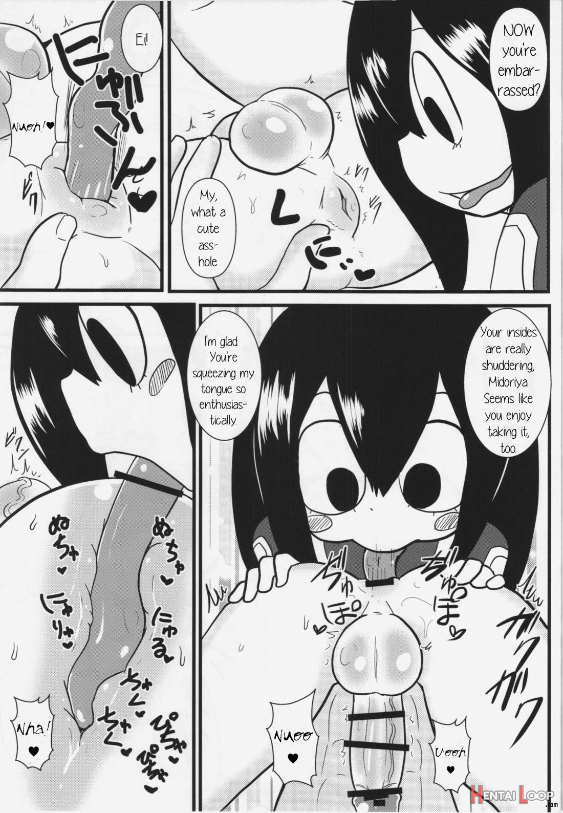 Tsuyu And! Some Do-your-best Dekx page 12