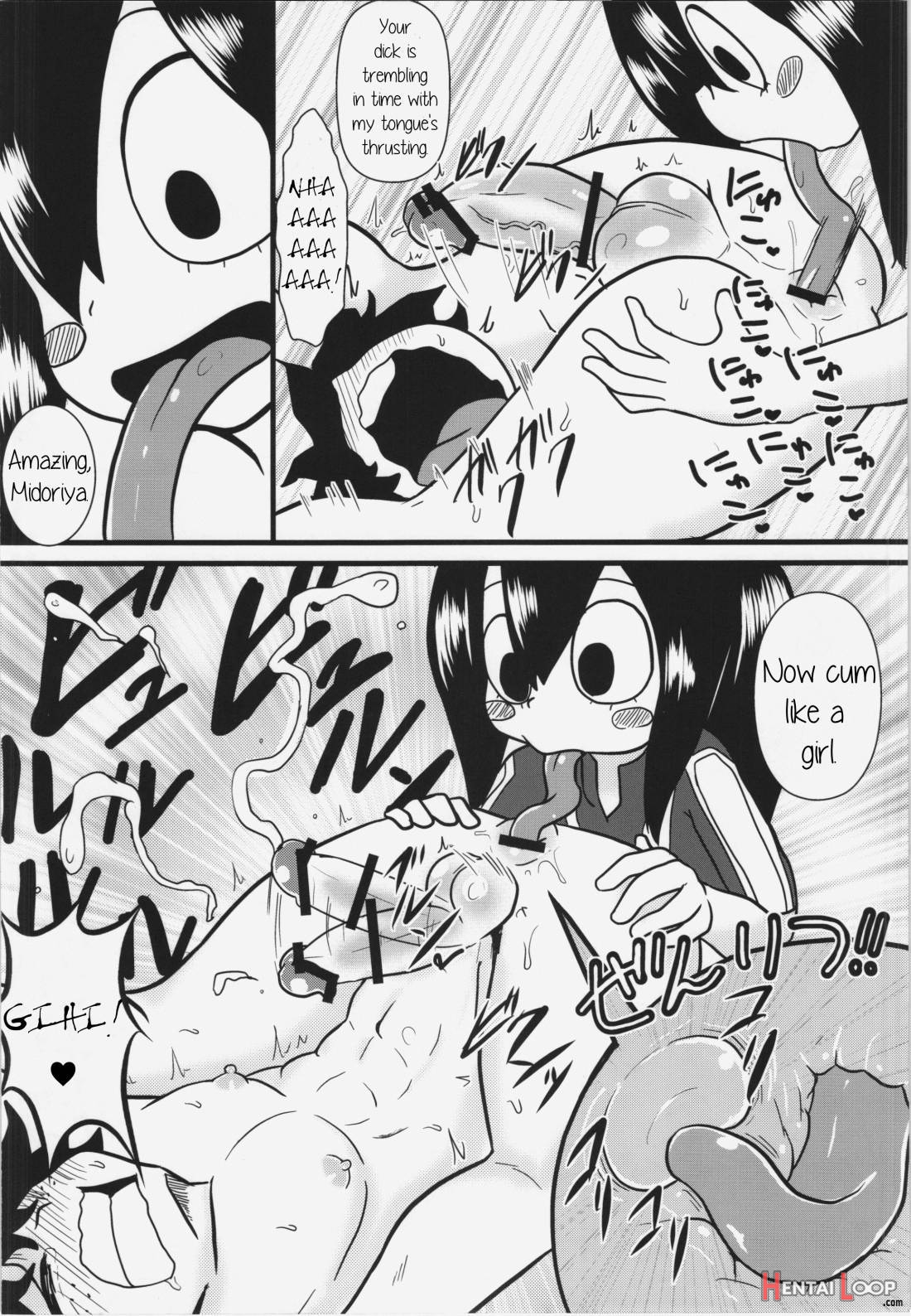 Tsuyu And! Some Do-your-best Dekx page 13