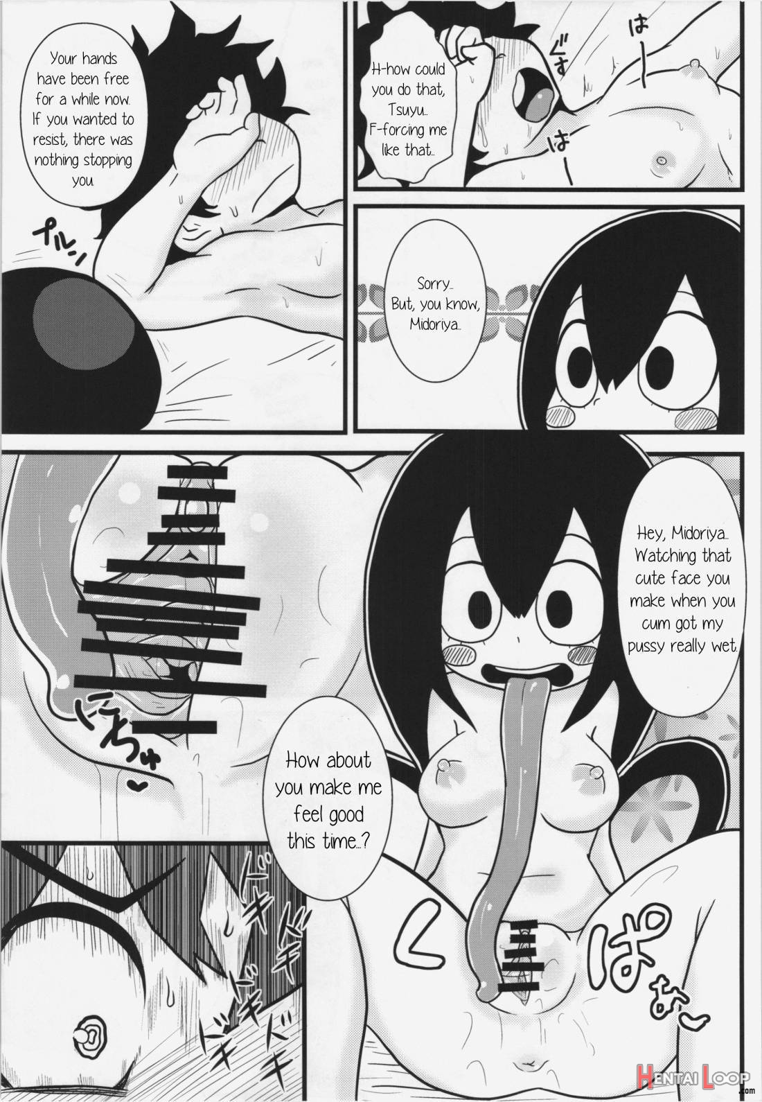 Tsuyu And! Some Do-your-best Dekx page 14