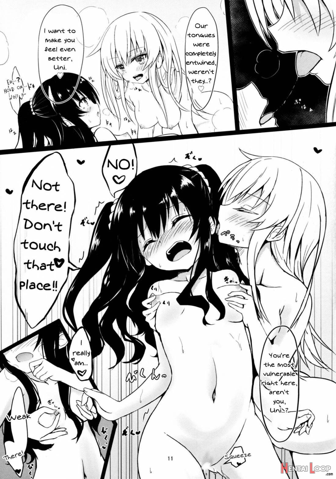 Uni-chan Wa Onanie Ga Yamerarenai page 10