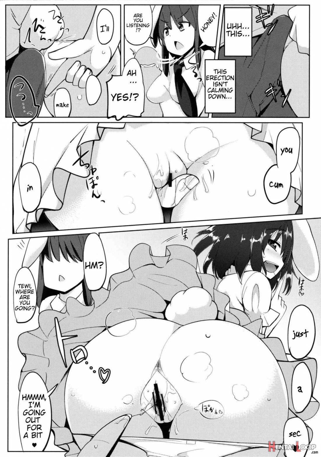 Uwaki Shite Tewi-chan To Sex Shita (3-kaime) page 10