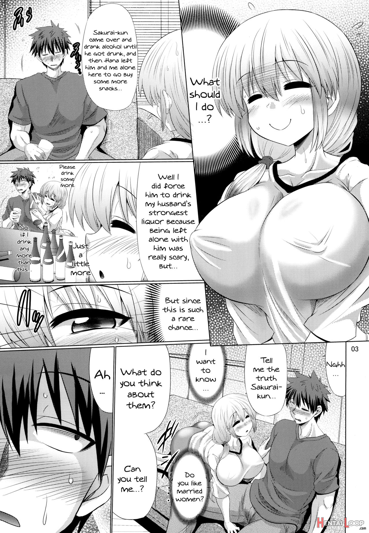 Uzaki-chan Mother And Daughter Want To Get Lewd! page 2