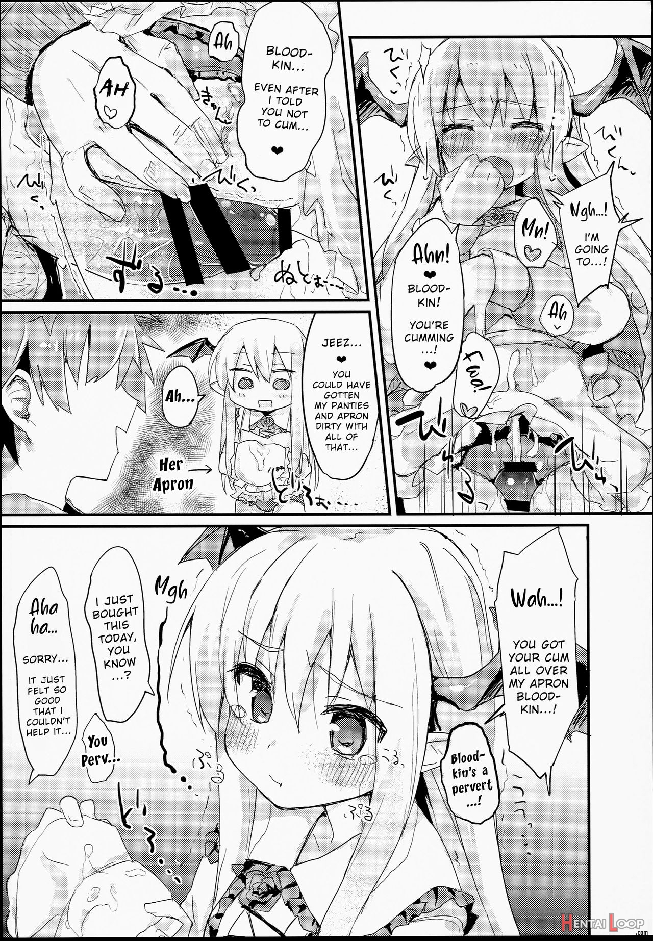 Vampy-chan Love Love Ecchi Book page 12