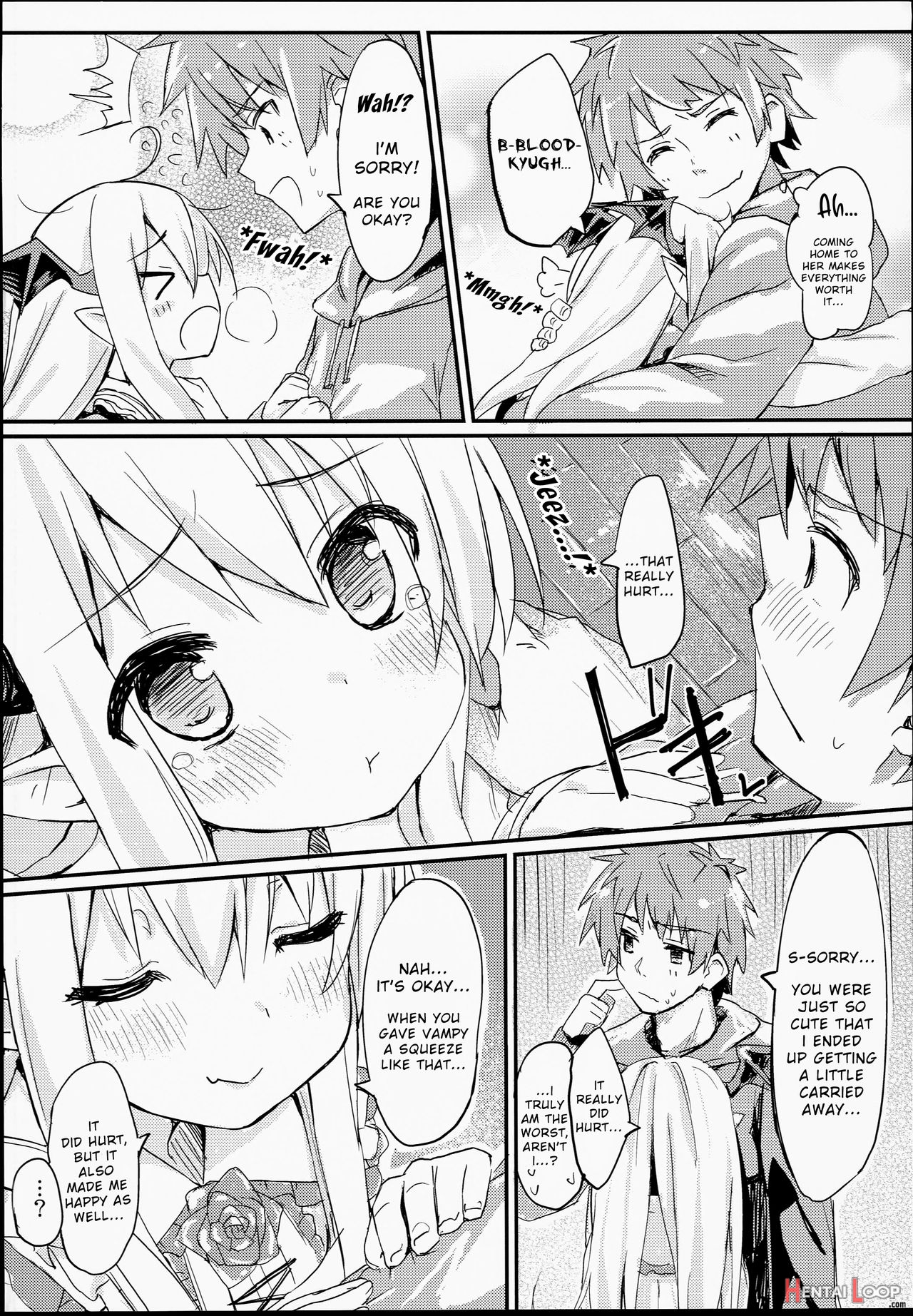 Vampy-chan Love Love Ecchi Book page 6