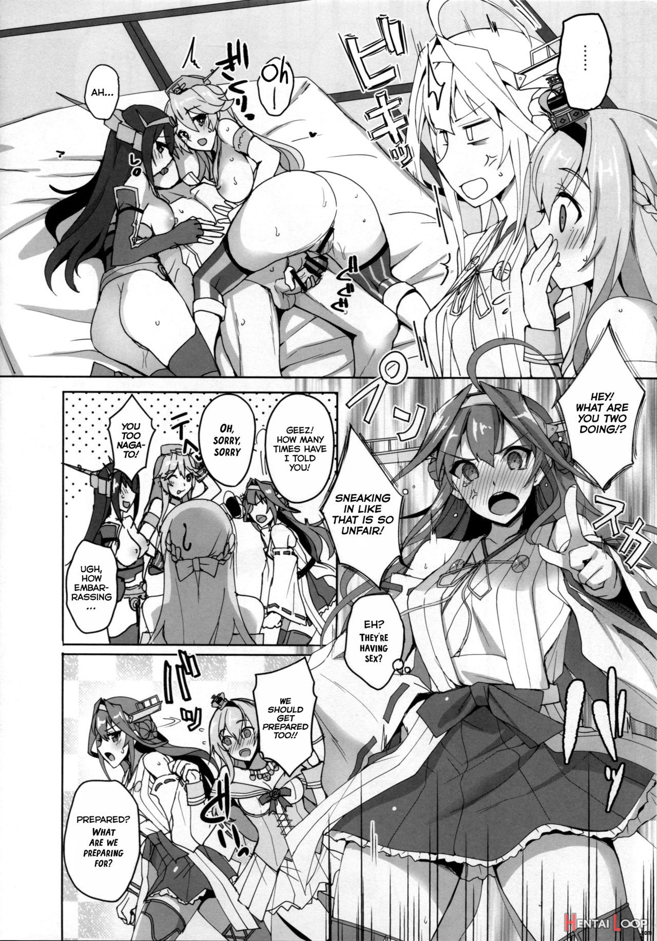 Warspite To Hajimete No Senkan Harem Yasen Seikatsu page 3