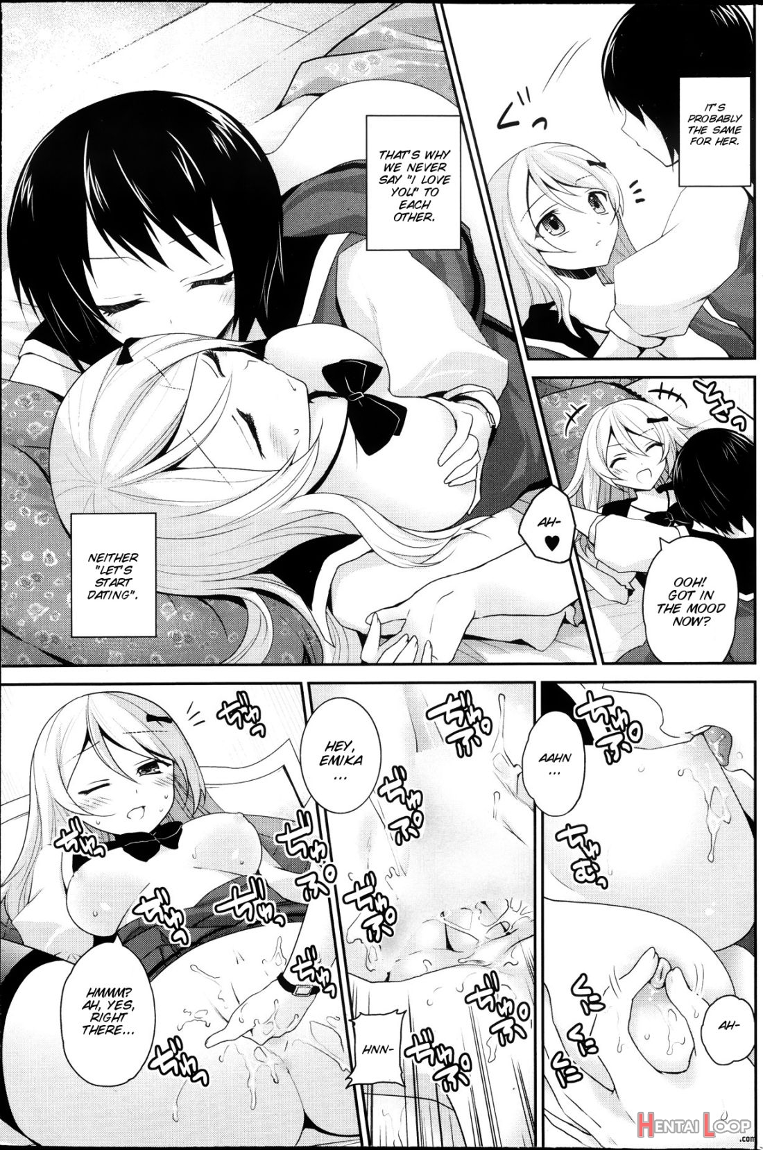 Watashi To Kanojo Wa Kiss O Suru page 14