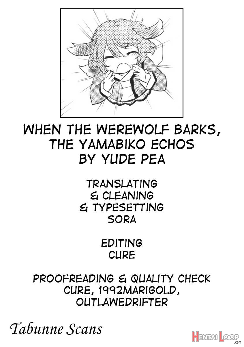 When The Werewolf Barks, The Yamabiko Echos page 27